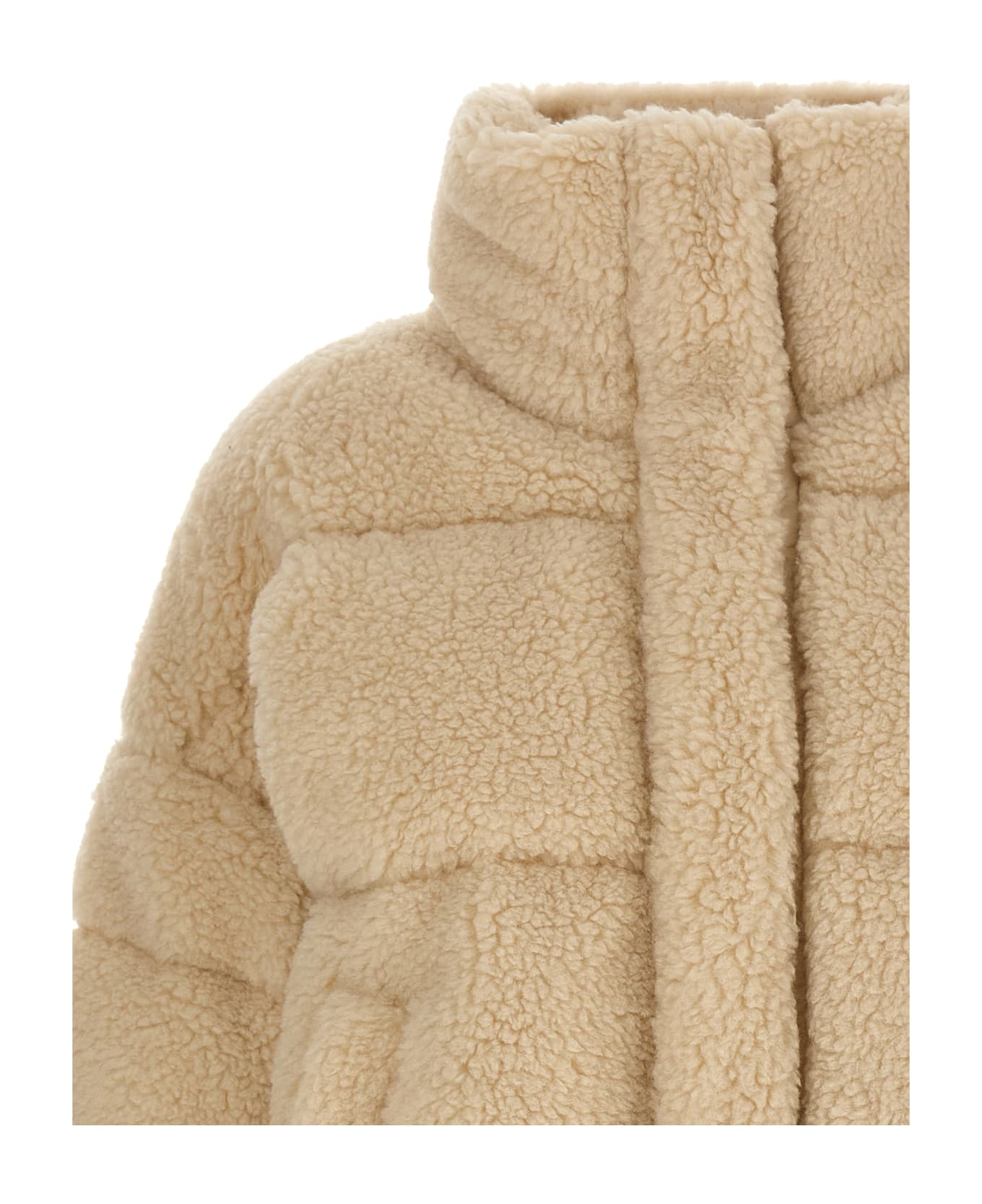 Weekend Max Mara 'alfredo' Down Jacket - Beige