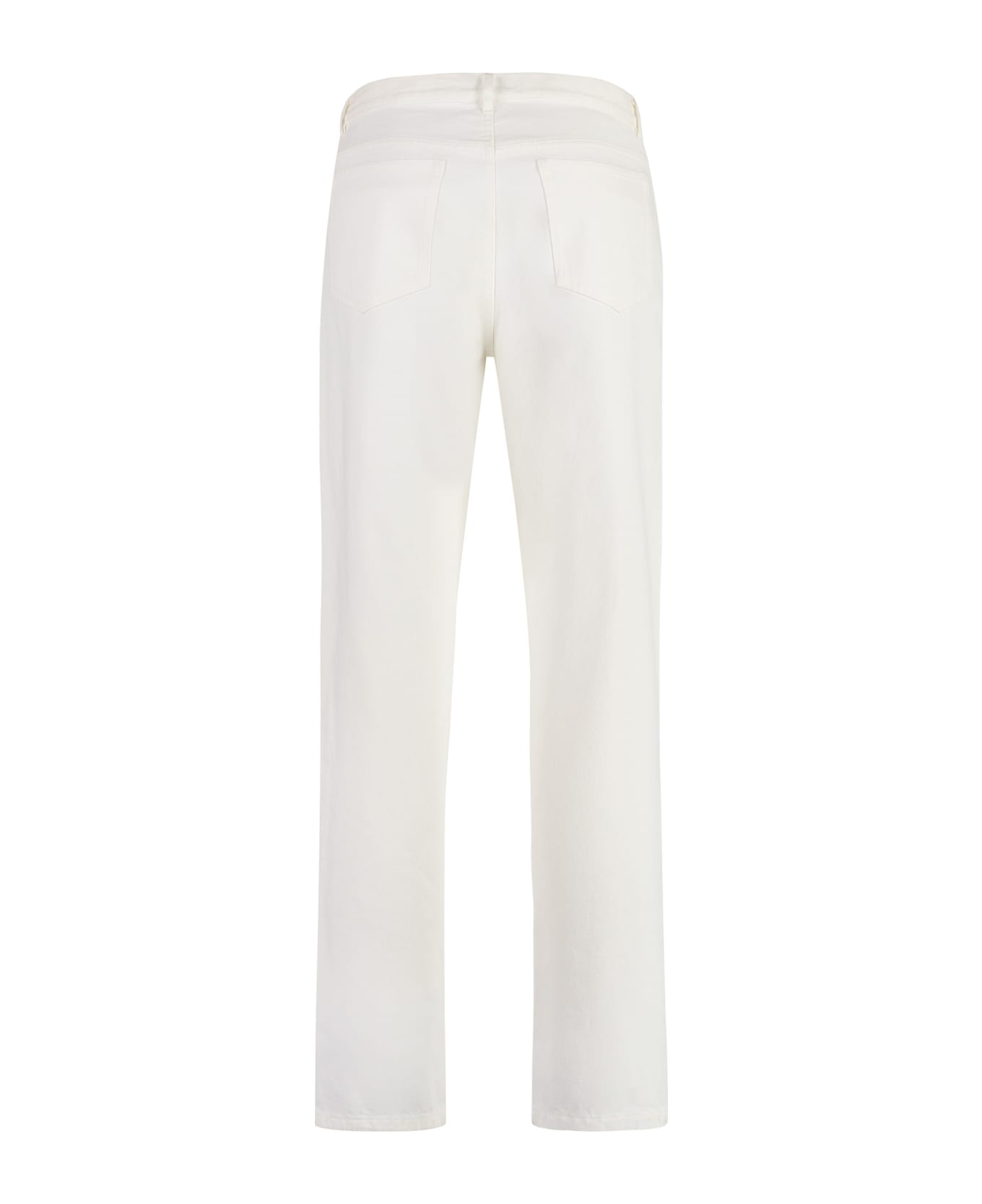 A.P.C. Martin 5-pocket Straight-leg Jeans - White