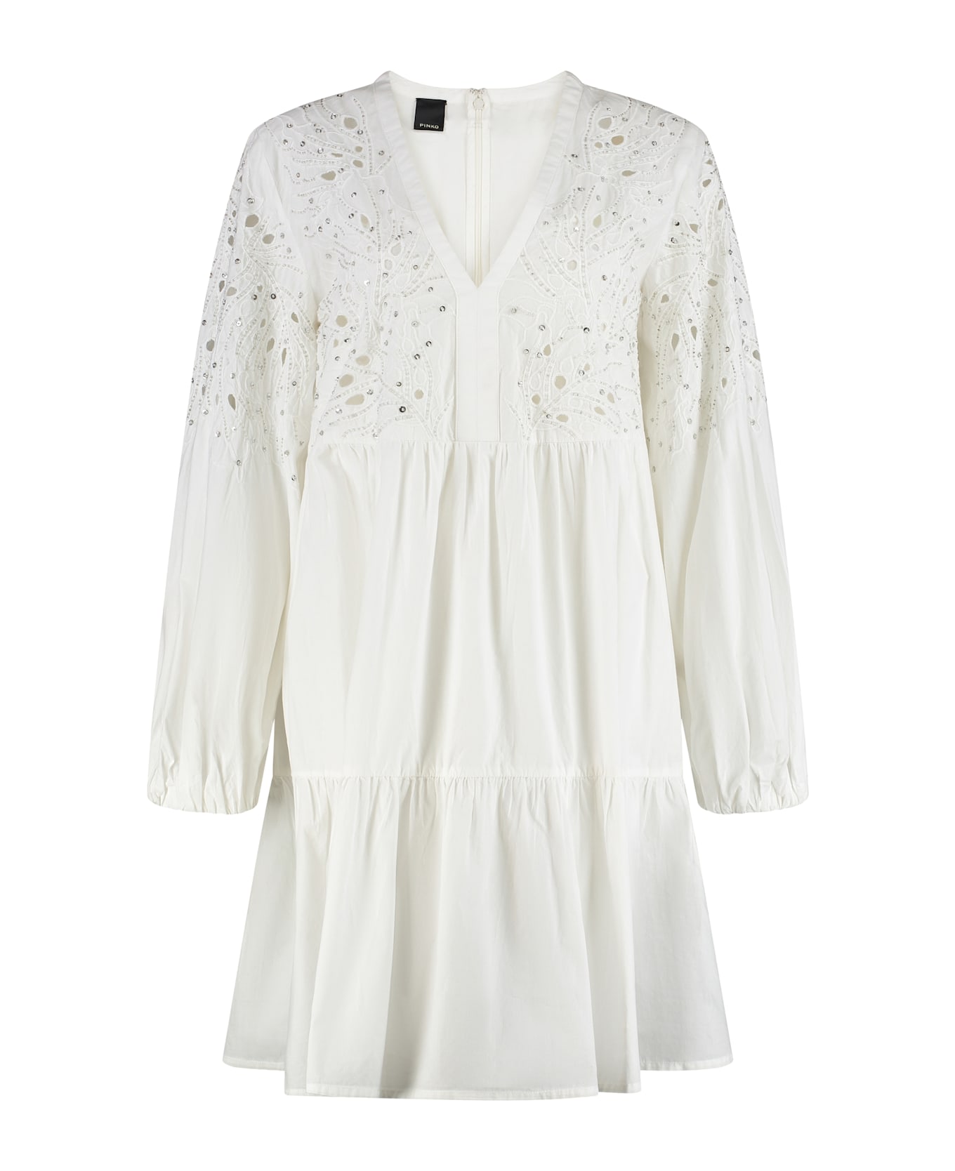 Pinko Andromeda Cotton Mini-dress - White