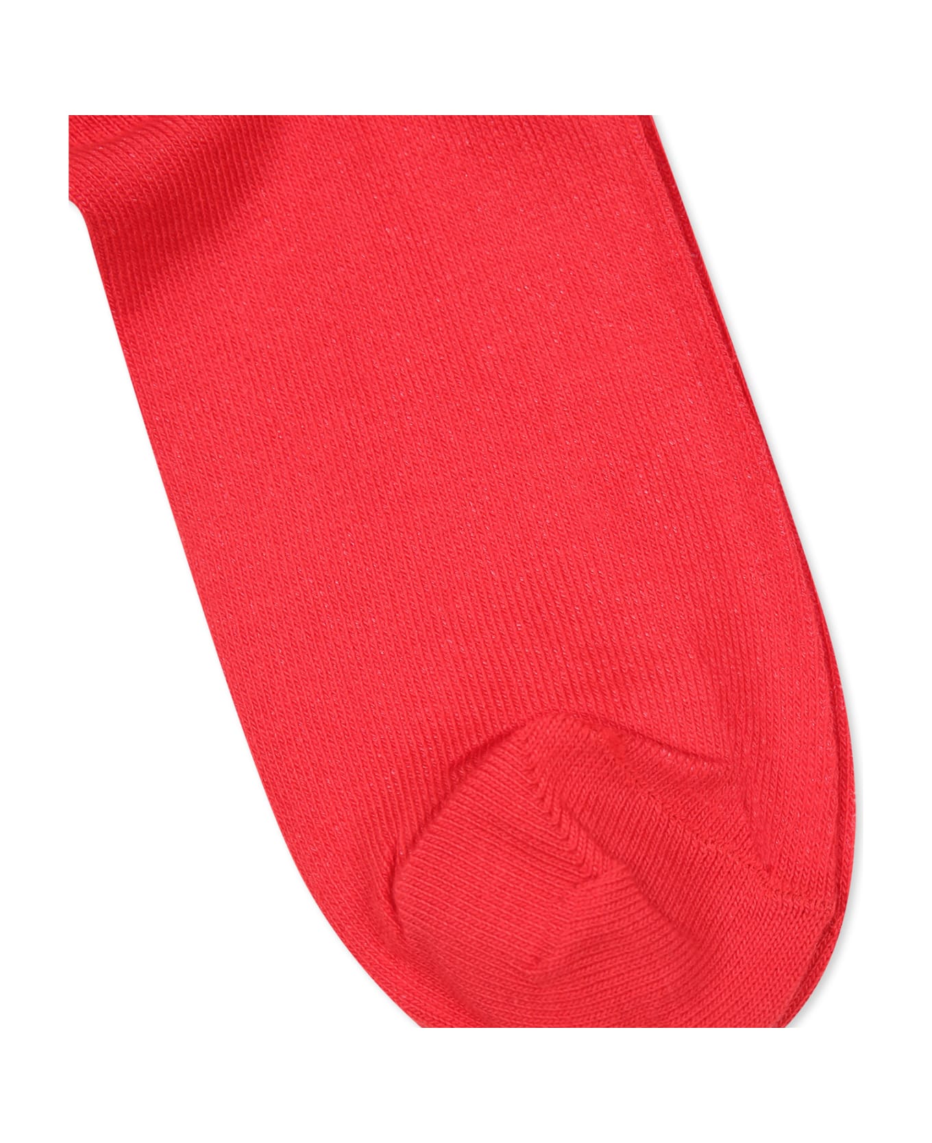 Marni Red Socks For Kids With Logo - Red