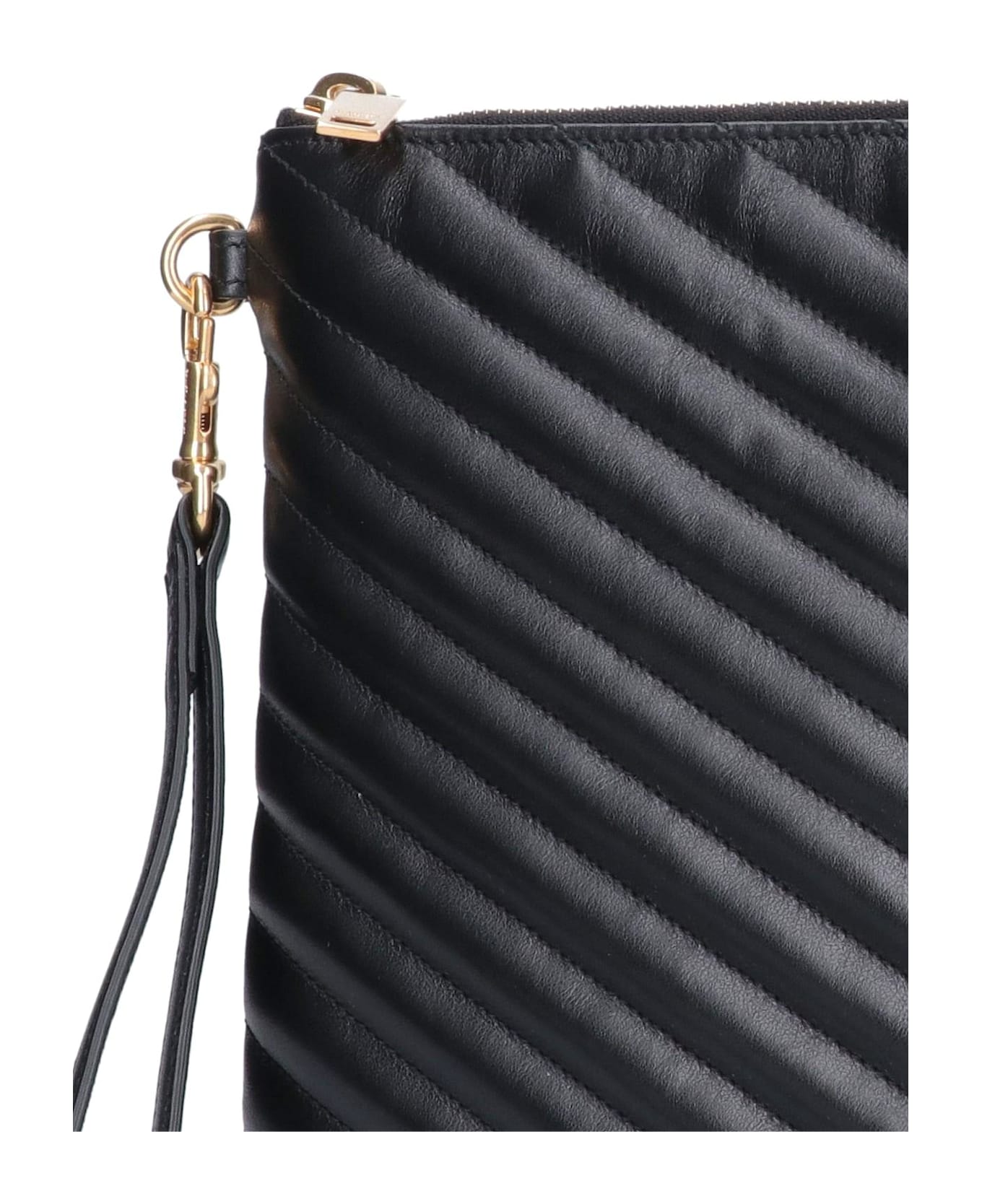 Saint Laurent Monogram Ipad Case Pouch - Nero
