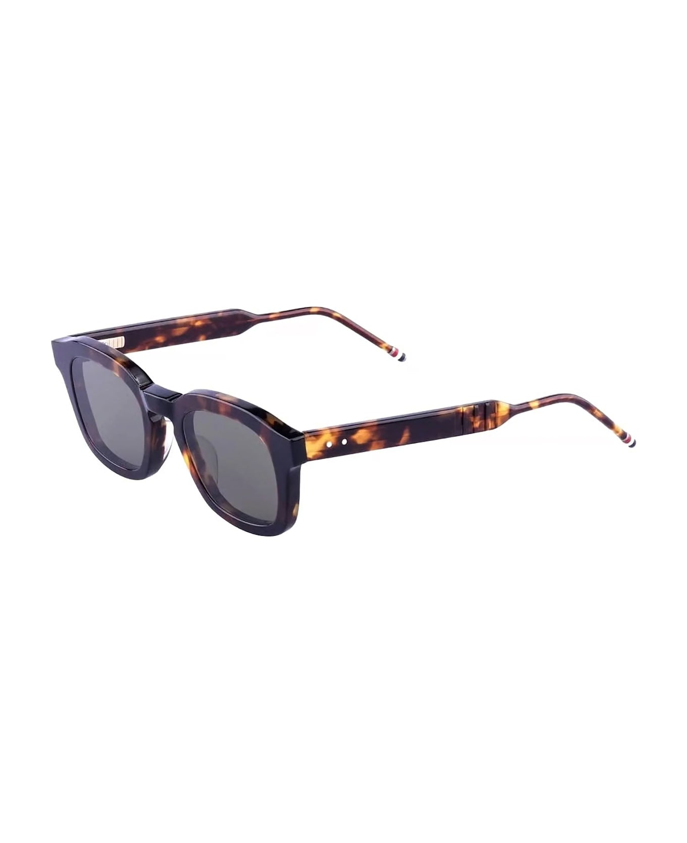 Thom Browne Rectangular - Dark Brown Sunglasses - brown