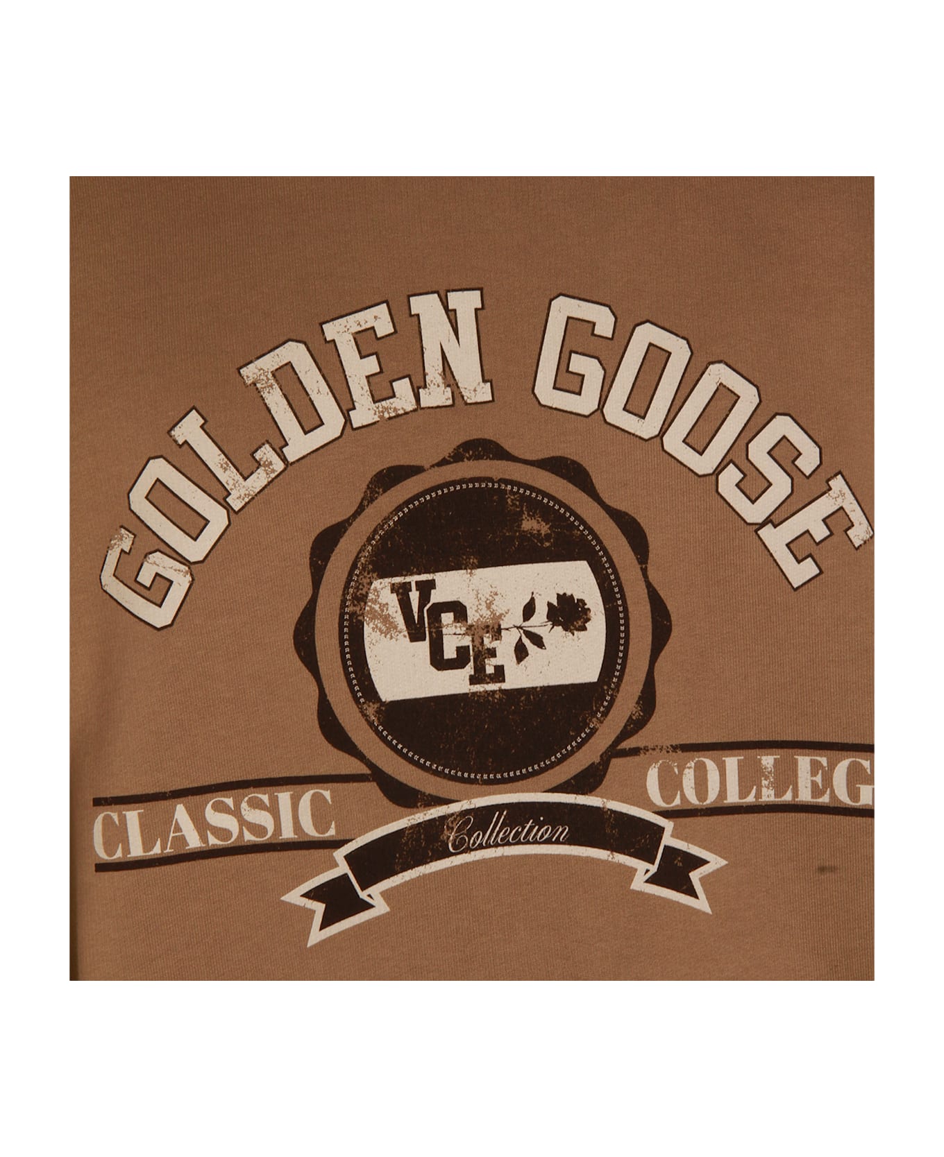 Golden Goose Beige Cotton Sweatshirt - Beige