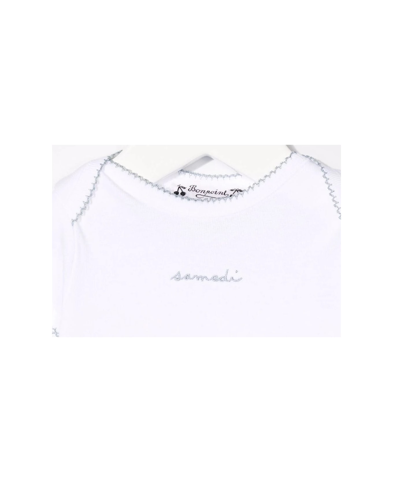 Bonpoint 7 White Bodies Pack With Embroidery - White