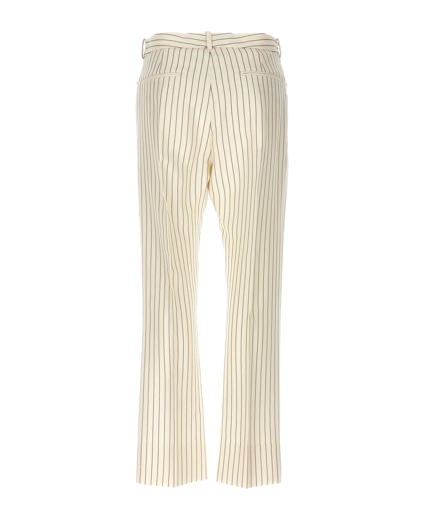 Tom Ford Pinstripe Pants - White/Black