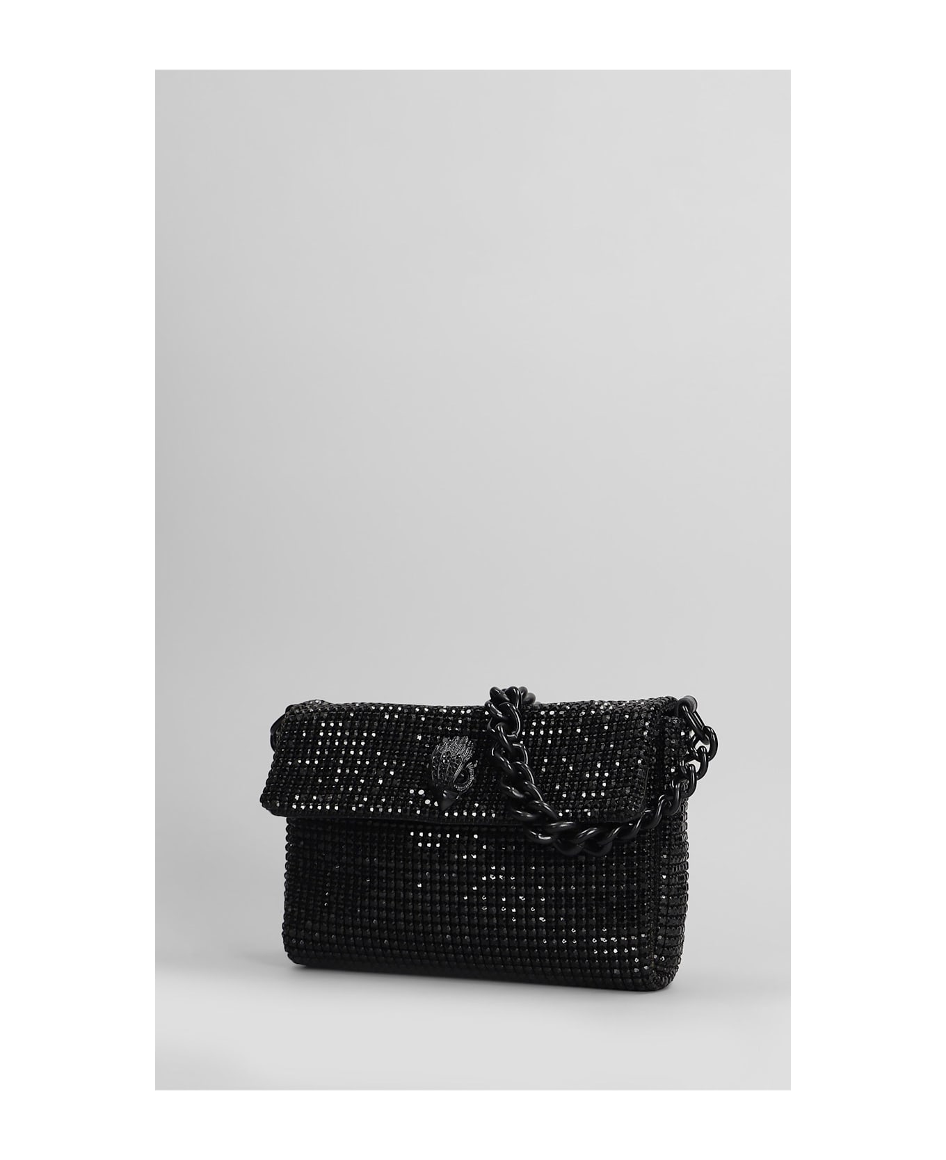 Kurt Geiger Sm Party Shoulder Shoulder Bag In Black Leather - black