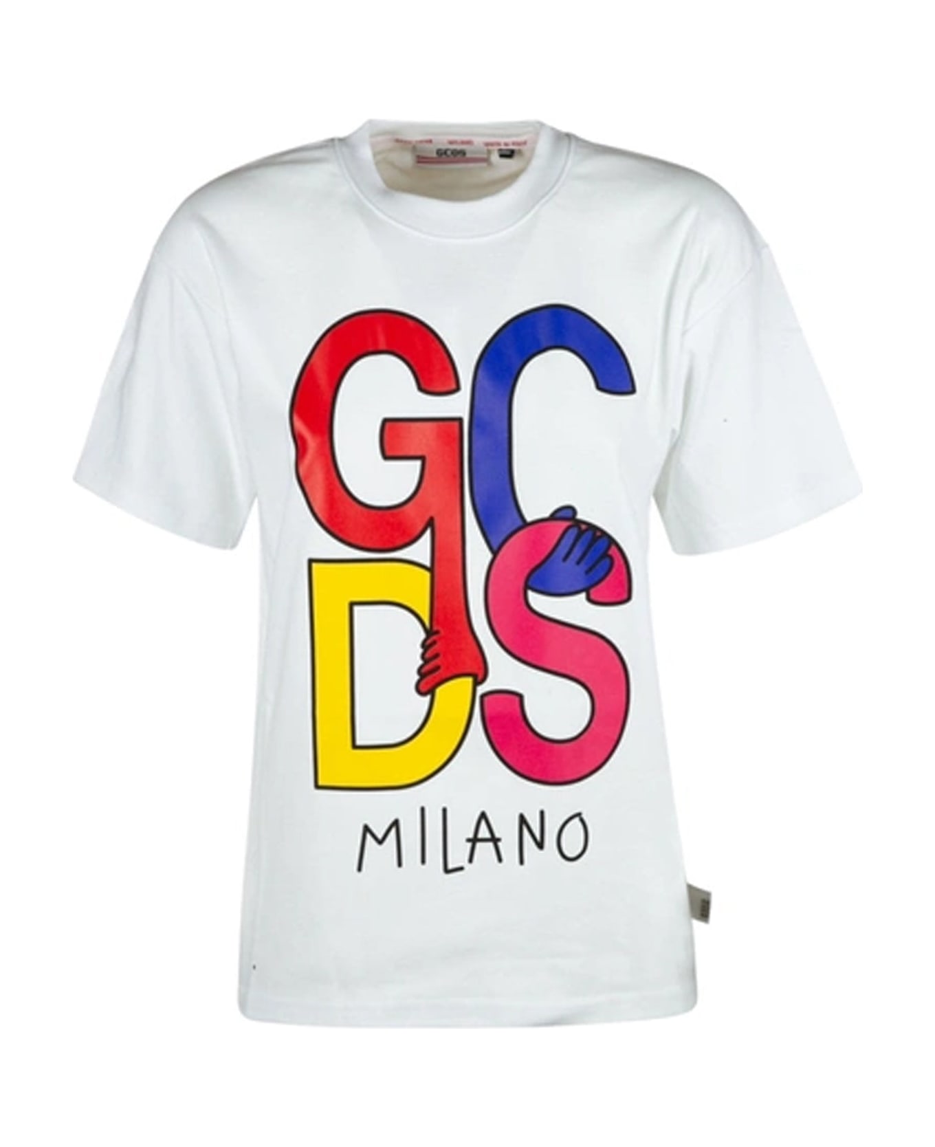 GCDS Cotton Logo T-shirt - White