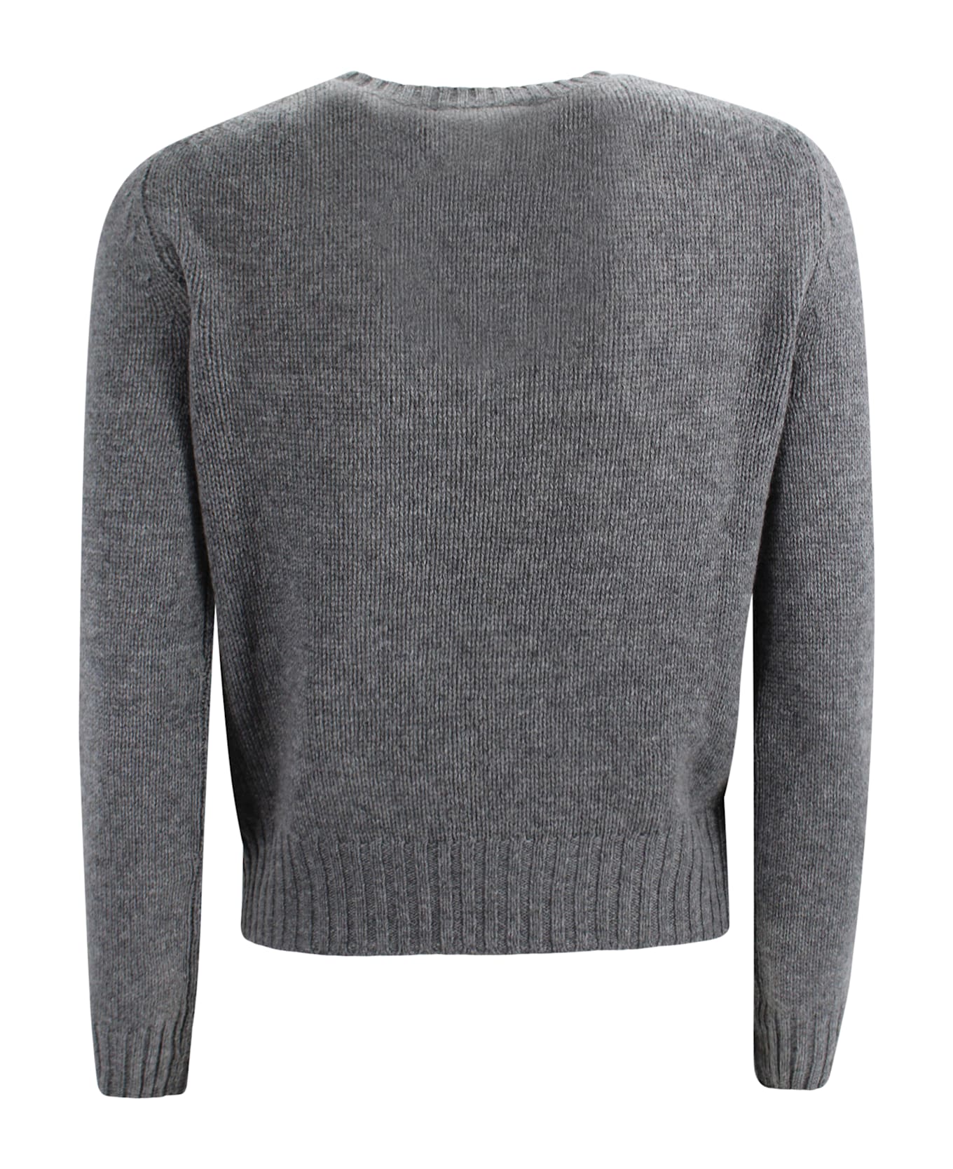 Be You Cashmere Crew Neck Sweater - Grey
