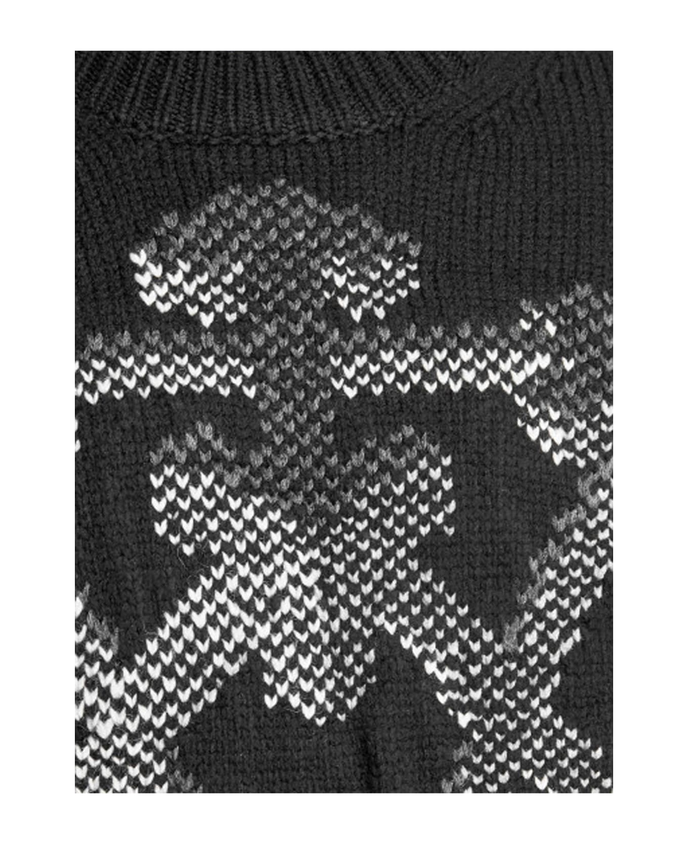 Off-White Logo Sweater - Black ニットウェア