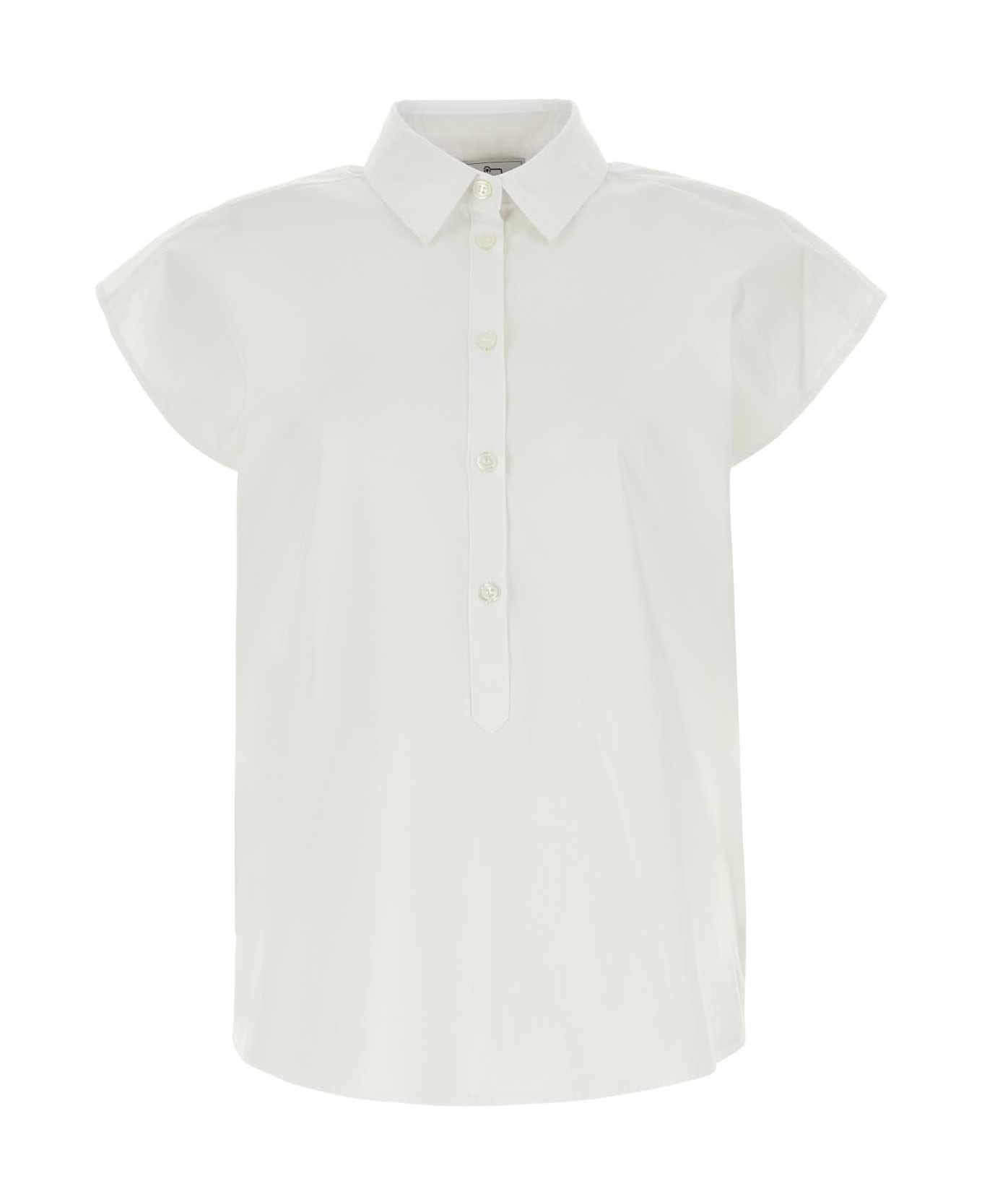 Woolrich White Poplin Shirt - 8041