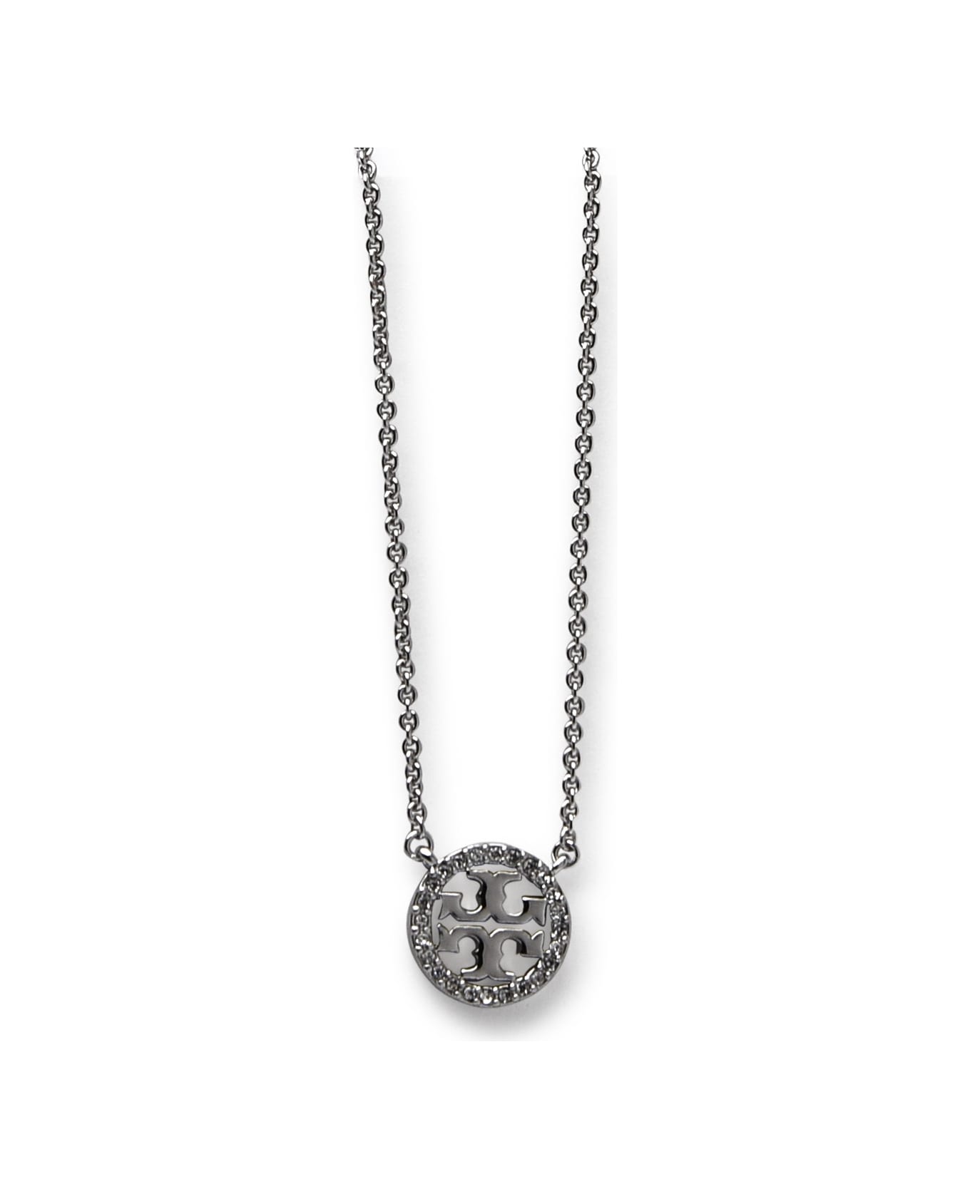 Tory Burch Miller Necklace - Silver ネックレス