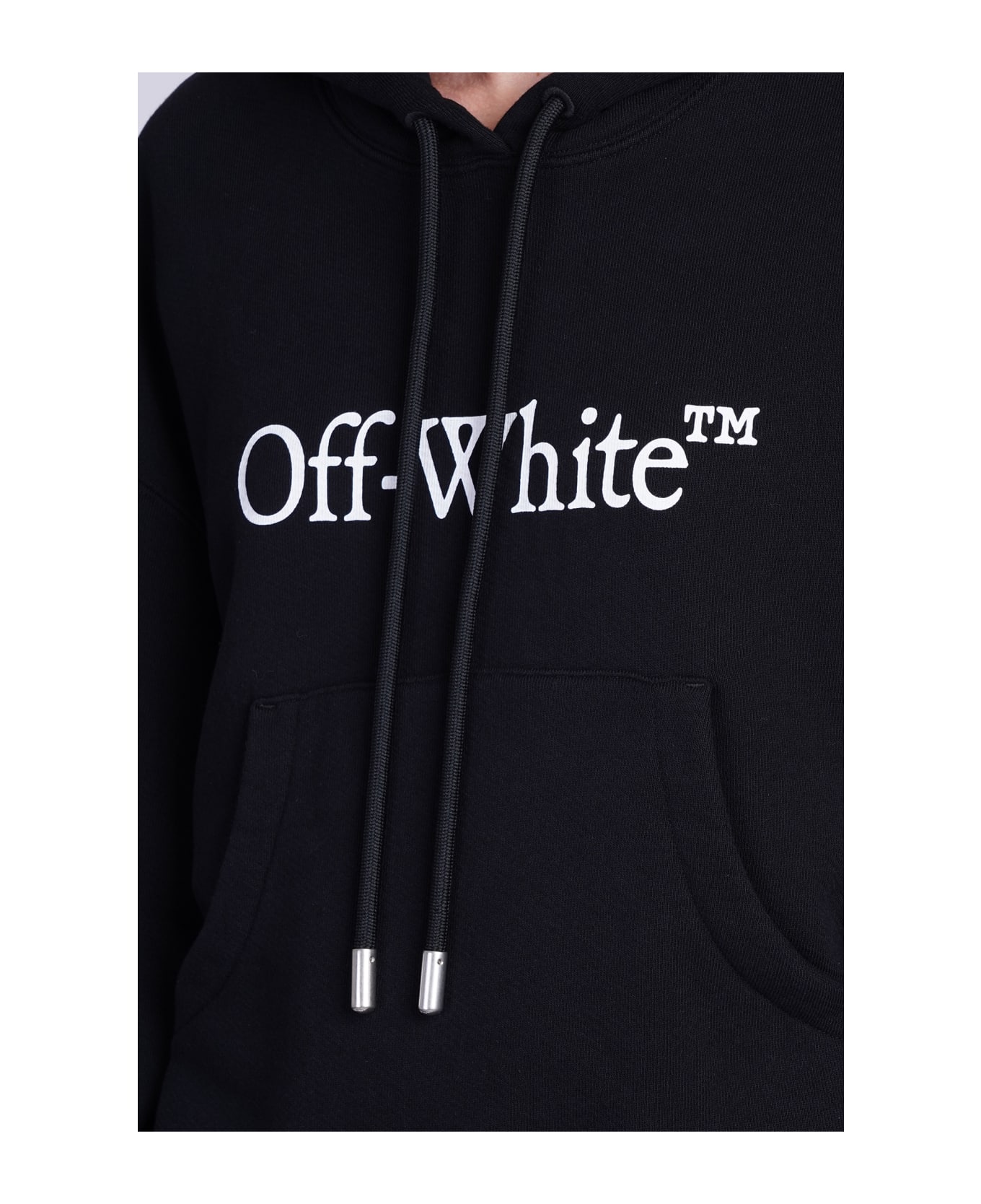 Off-White Sweatshirt In Black Cotton - BLACK WHITE
