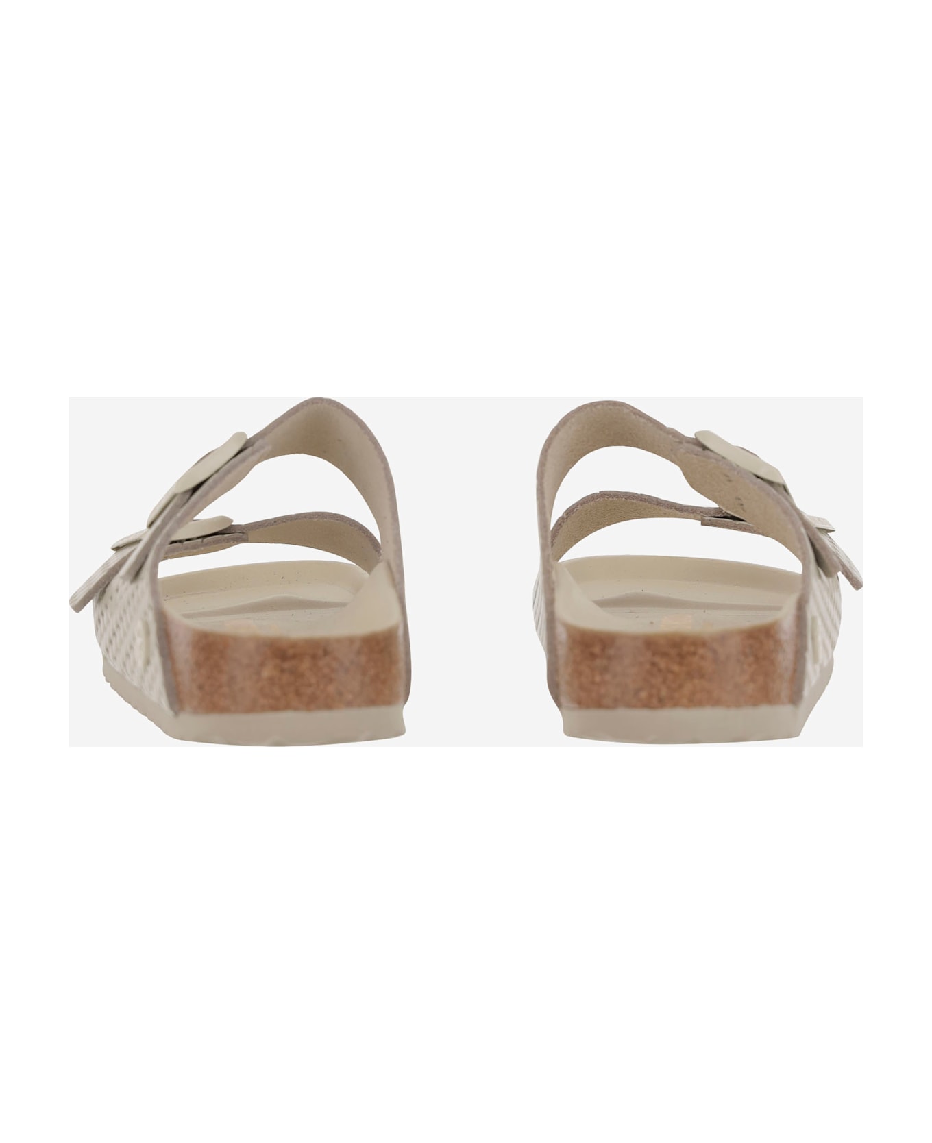 Birkenstock Airy Rivet Logo Sandals - White