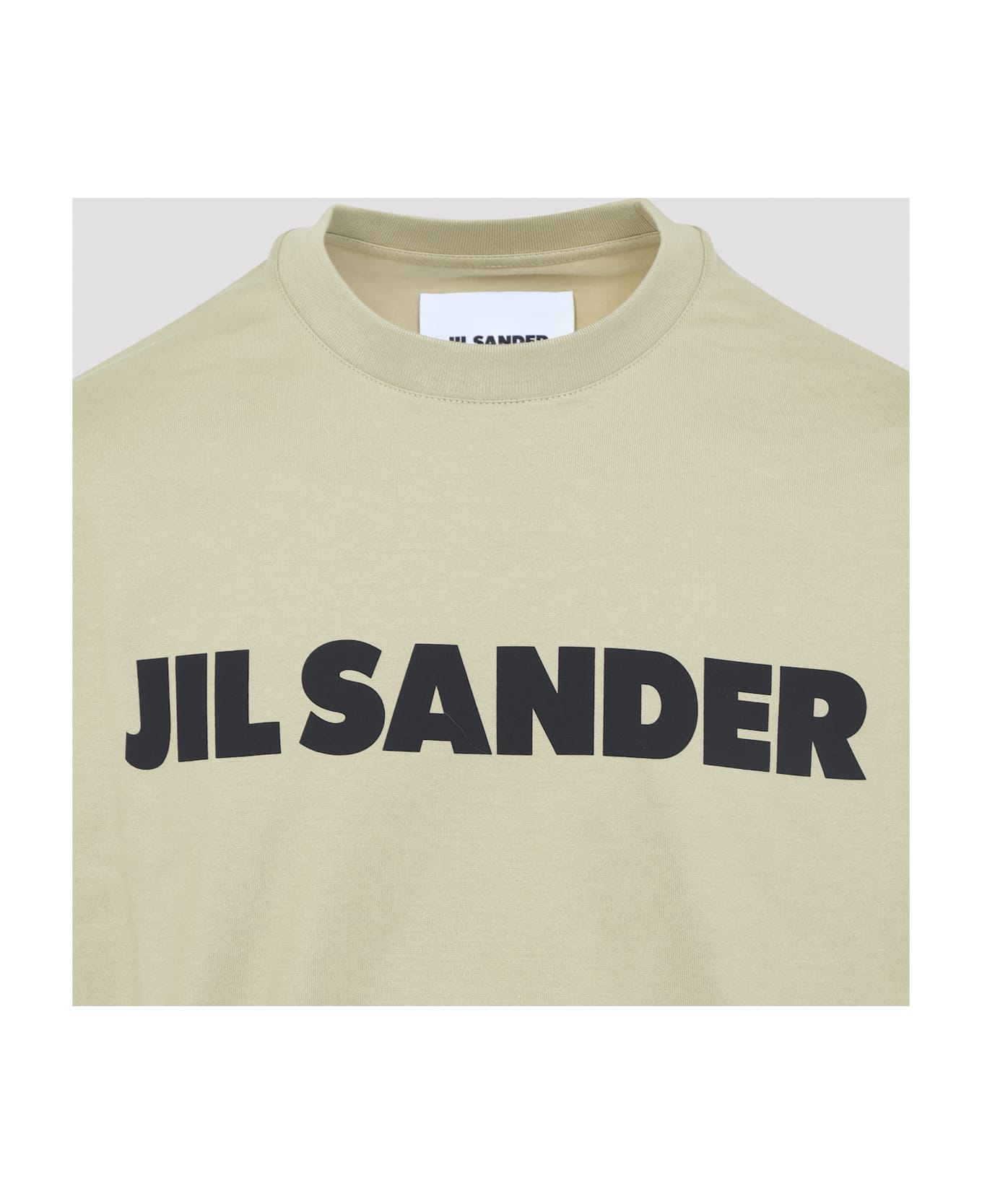 Jil Sander Logo T-shirt - Beige