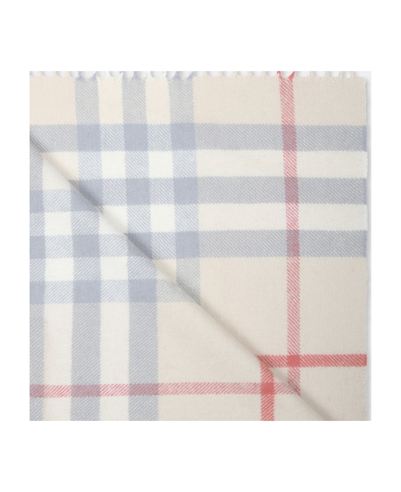 Burberry Beige Blanket For Babykds With Vintage Check - Beige