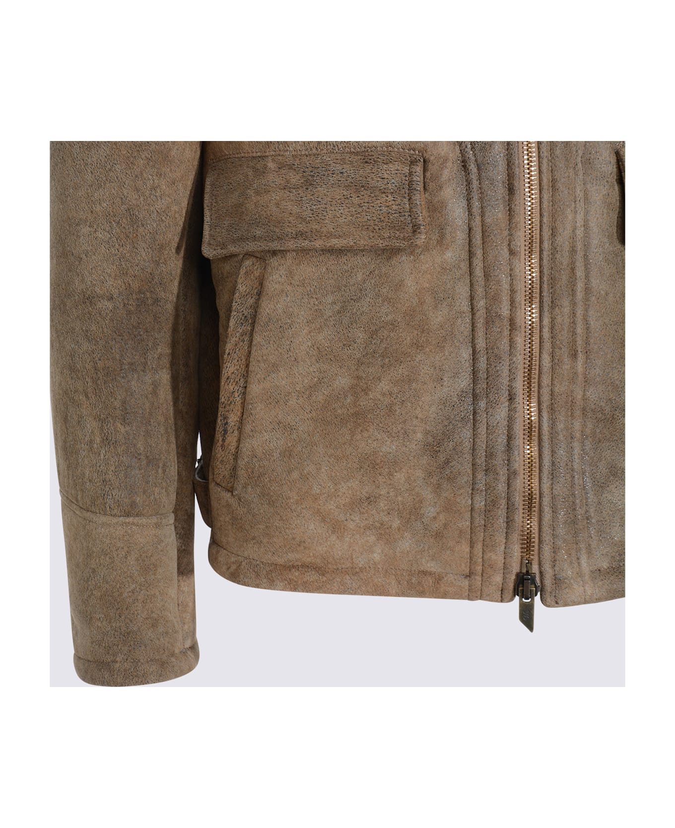 Salvatore Santoro Brown Leather Jacket レザージャケット