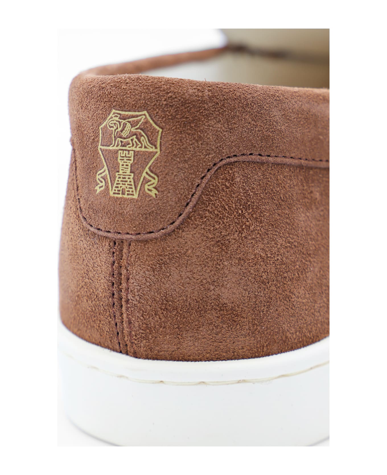 Brunello Cucinelli Brown Leather Loafers