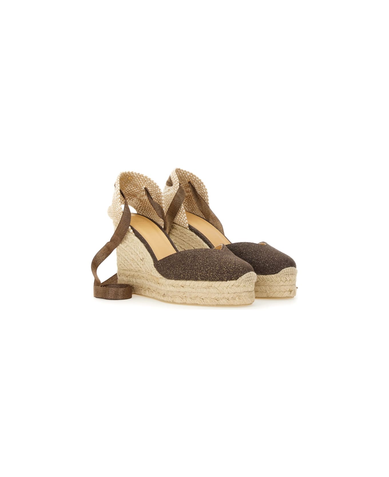 Castañer Espadrille "clear" - BROWN
