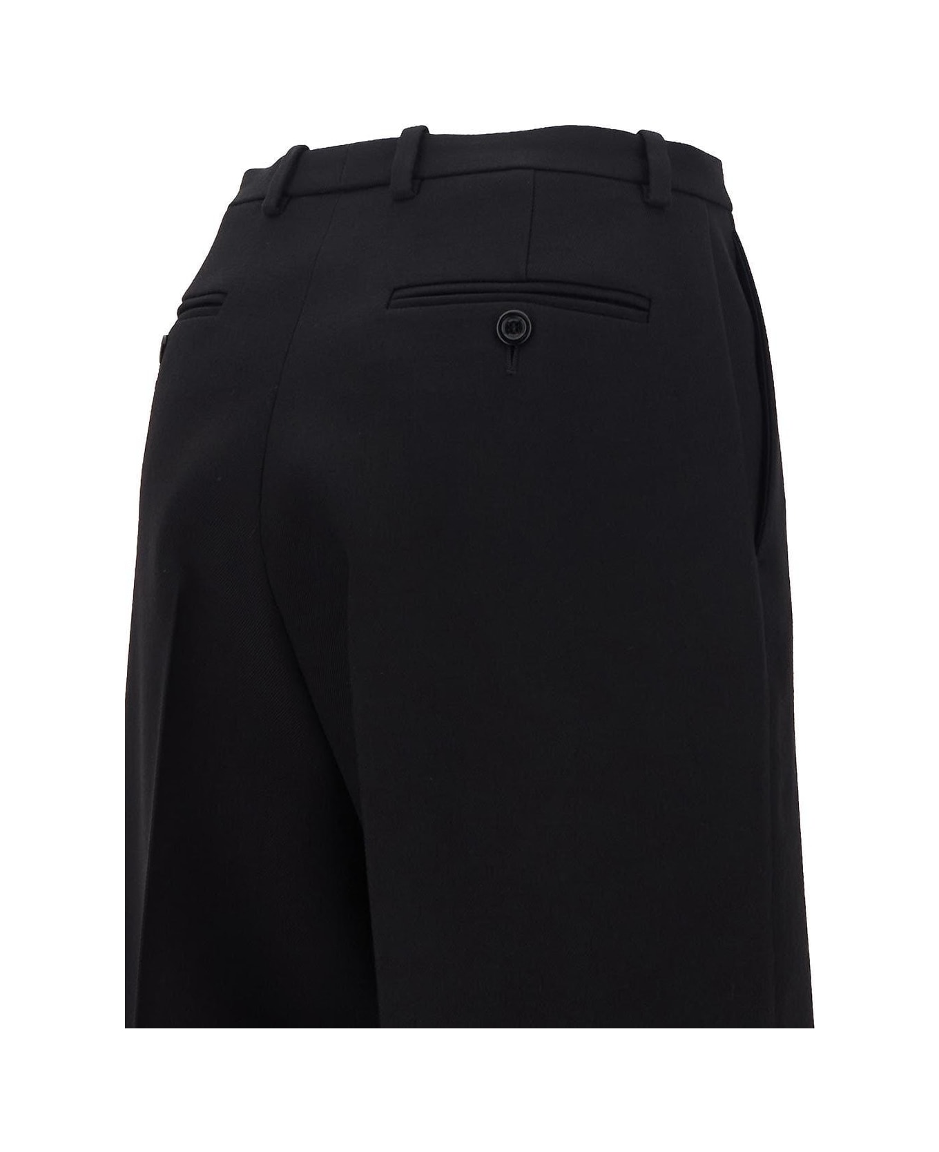 Gucci Wool Trousers - BLACK