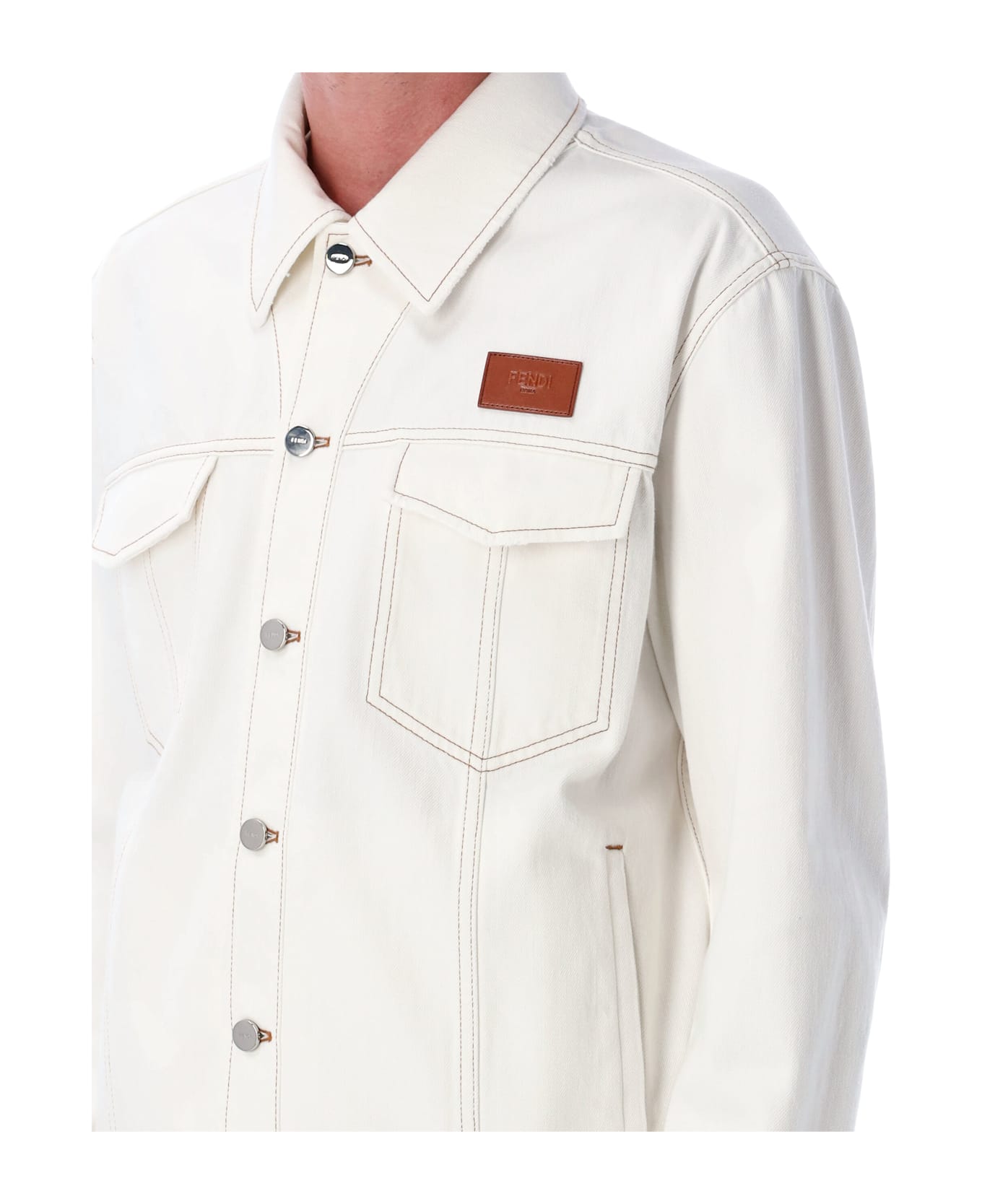 Fendi Jeans Jacket - ECRU
