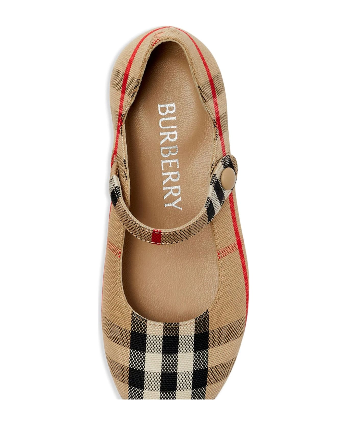 Burberry Kids Flat Shoes Grey - Grey