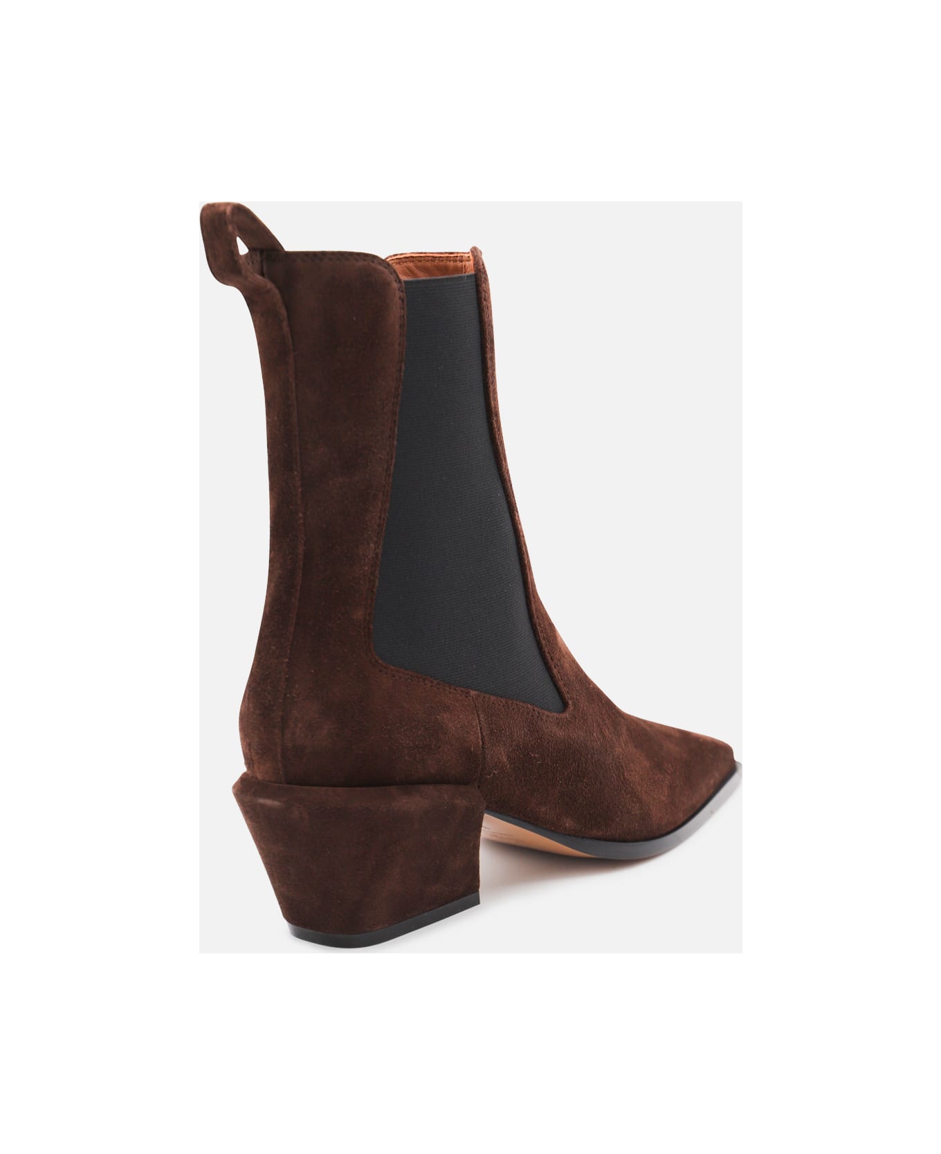 Paris Texas Brown Leather Bettina Boots - Cioccolato