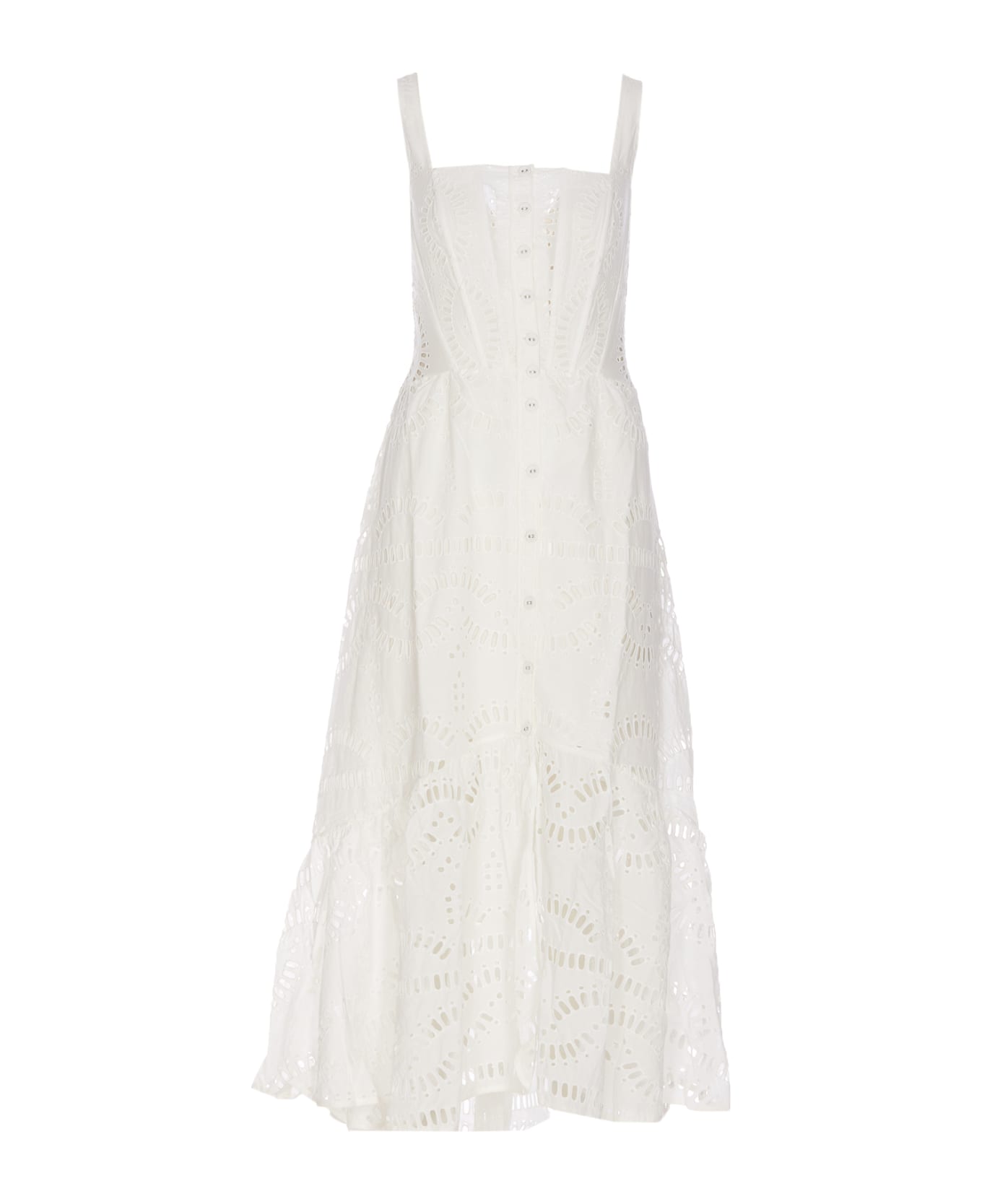 Charo Ruiz Nyssi Dress - White ワンピース＆ドレス