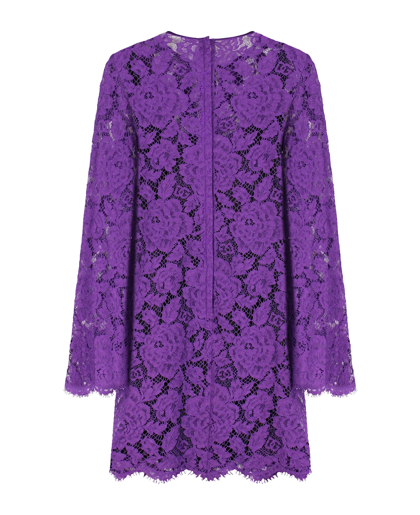 Dolce 
Gabbana Lace Mini Dress - purple