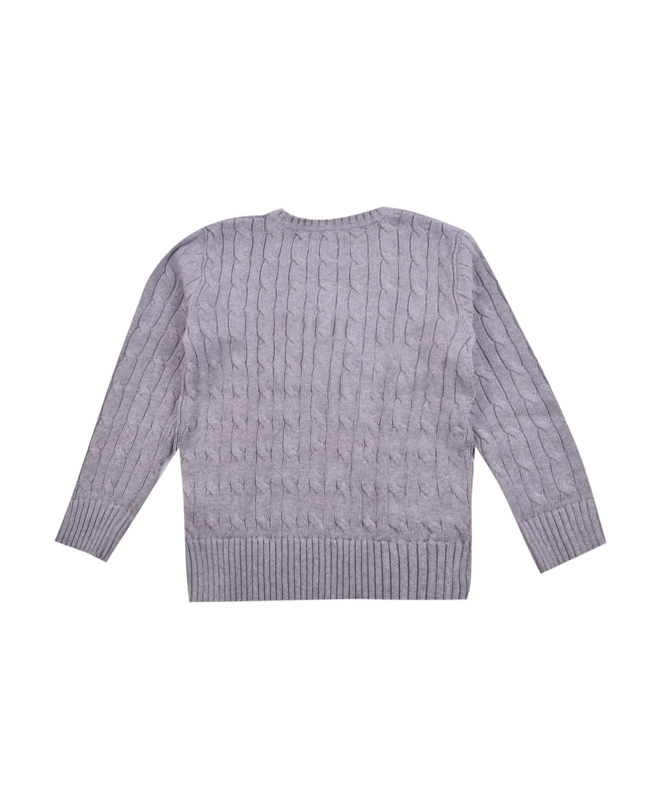 Ralph Lauren Cable Sweater - Grey