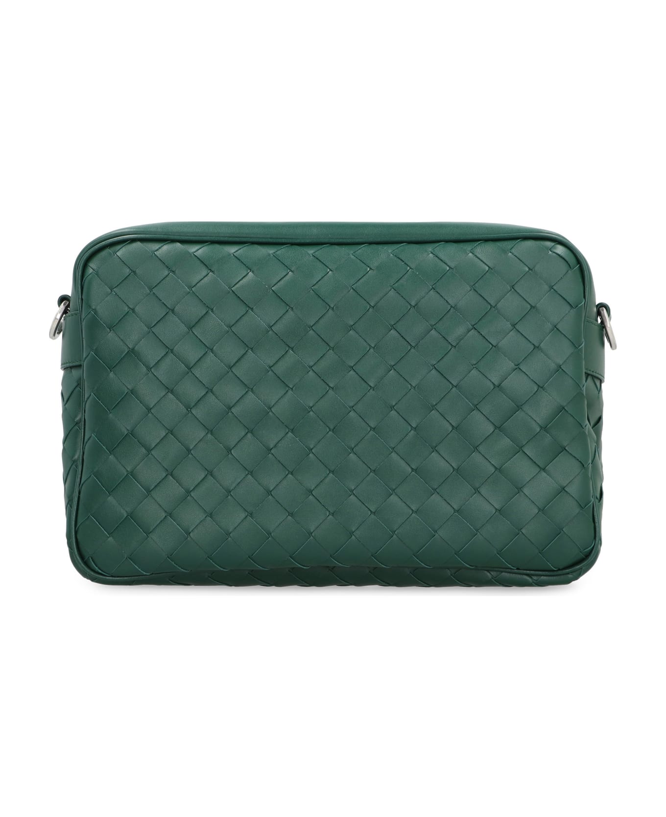 Bottega Veneta Leather Camera Bag - green ショルダーバッグ