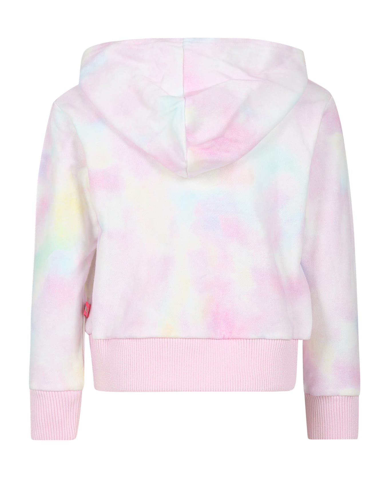Billieblush Pink Sweatshirt For Girl With Unicorn - Multicolor