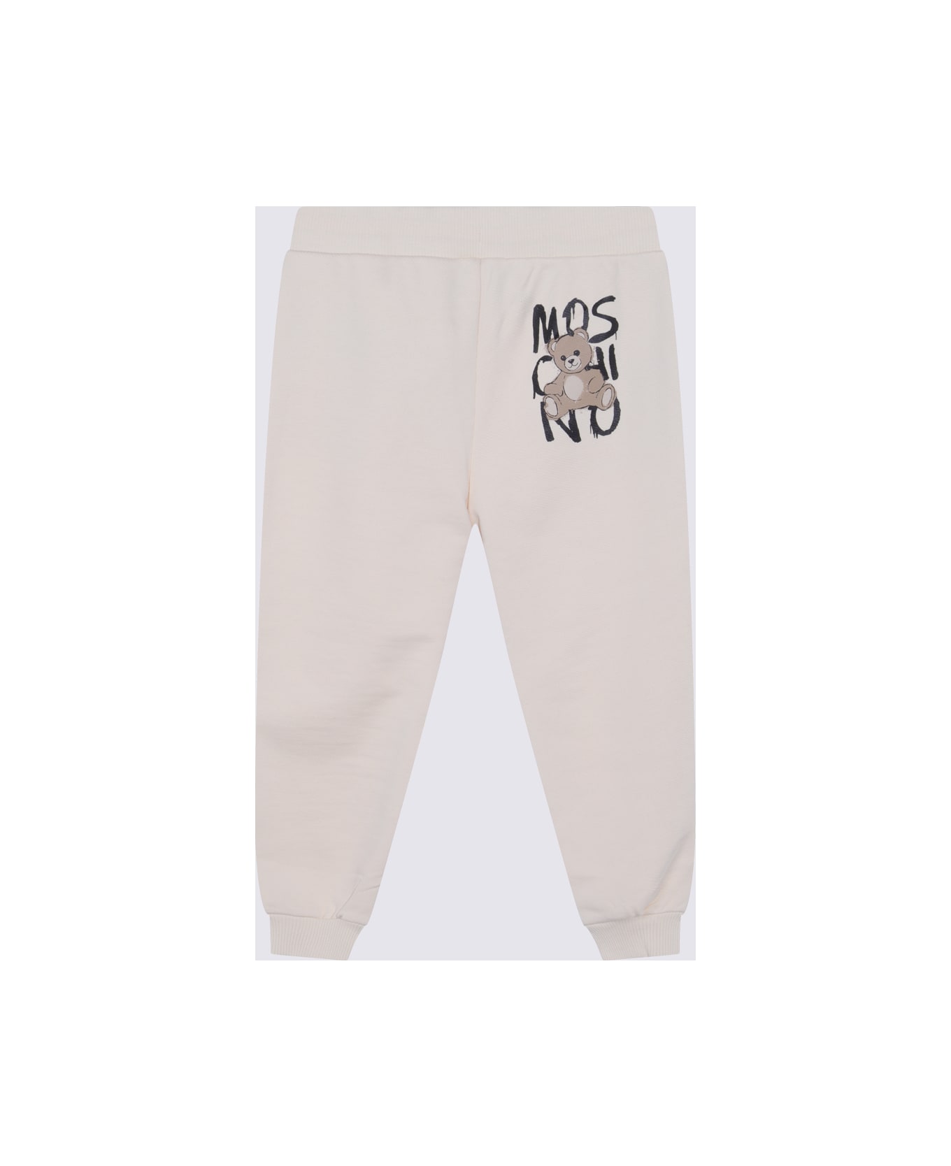 Moschino Ivory Cotton Pants - White