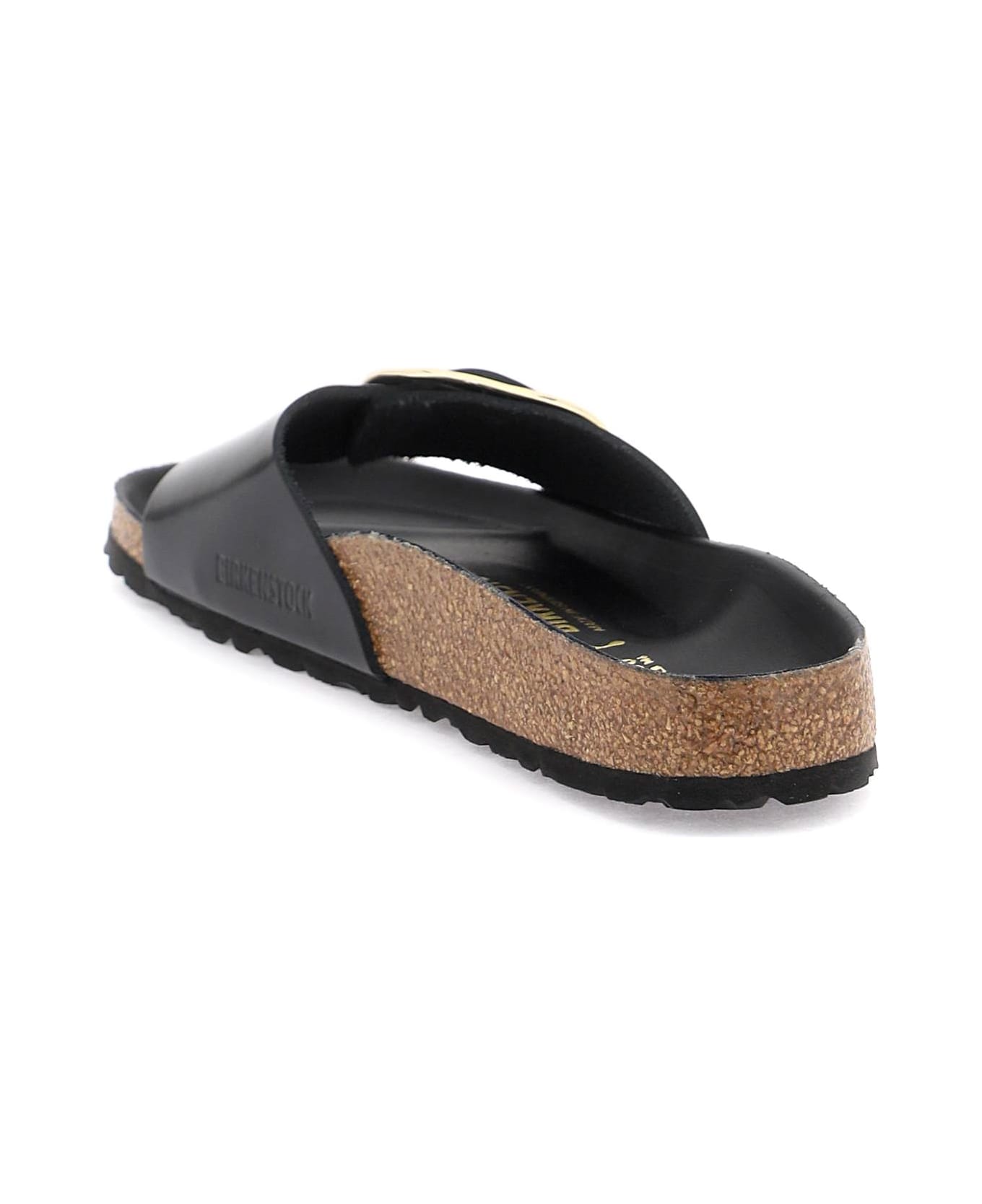 Birkenstock Madrid Big Buckle Sandals - Black