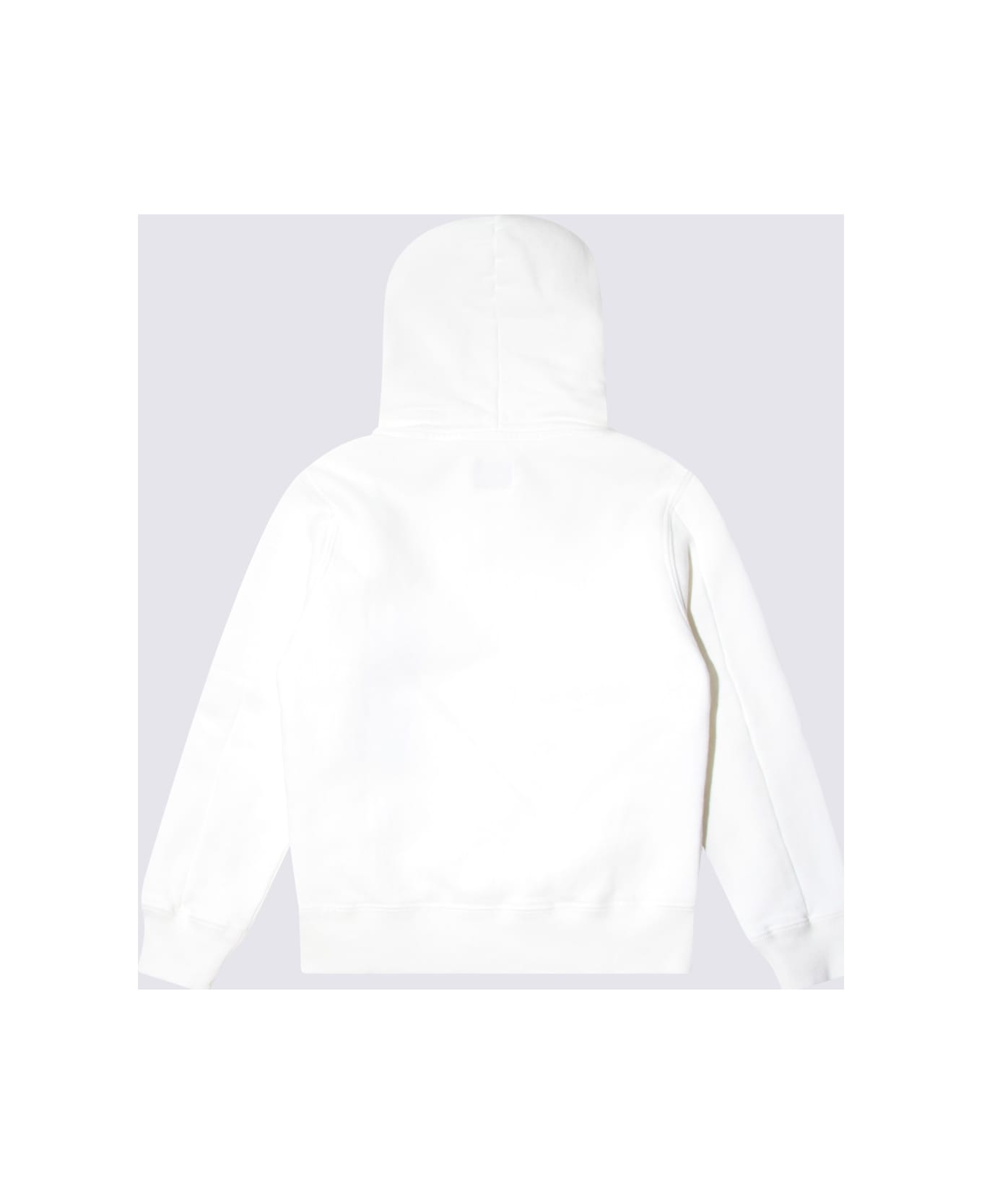 C.P. Company White Cotton Sweatshirt - GAUZE WHITE ニットウェア＆スウェットシャツ