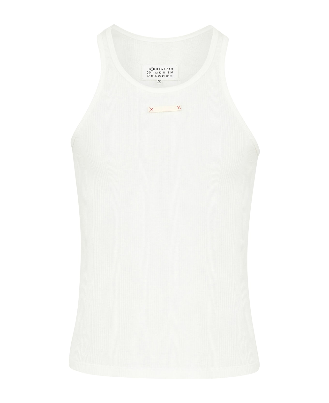 Maison Margiela Ribbed Top - White