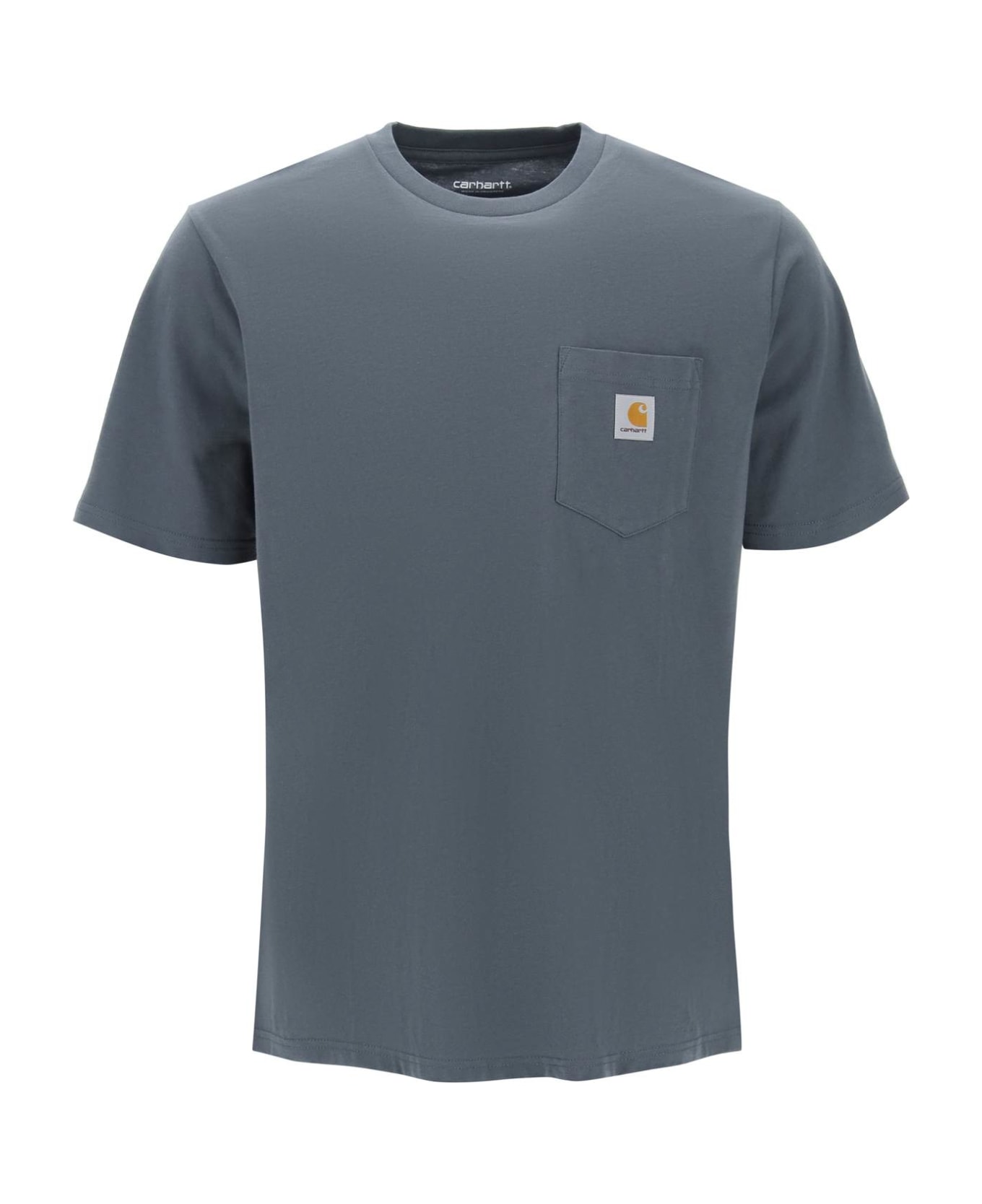 Carhartt T-shirt With Chest Pocket - JURA (Grey)