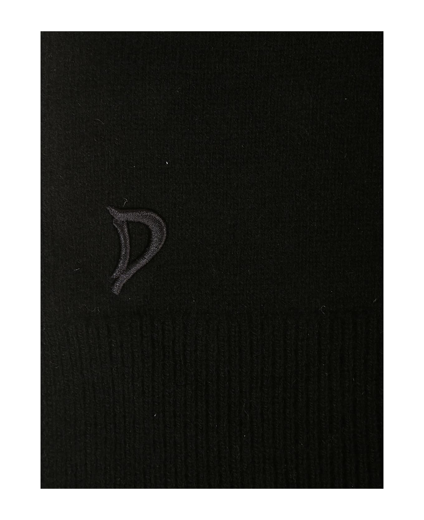 Dondup Scarf - Black スカーフ＆ストール