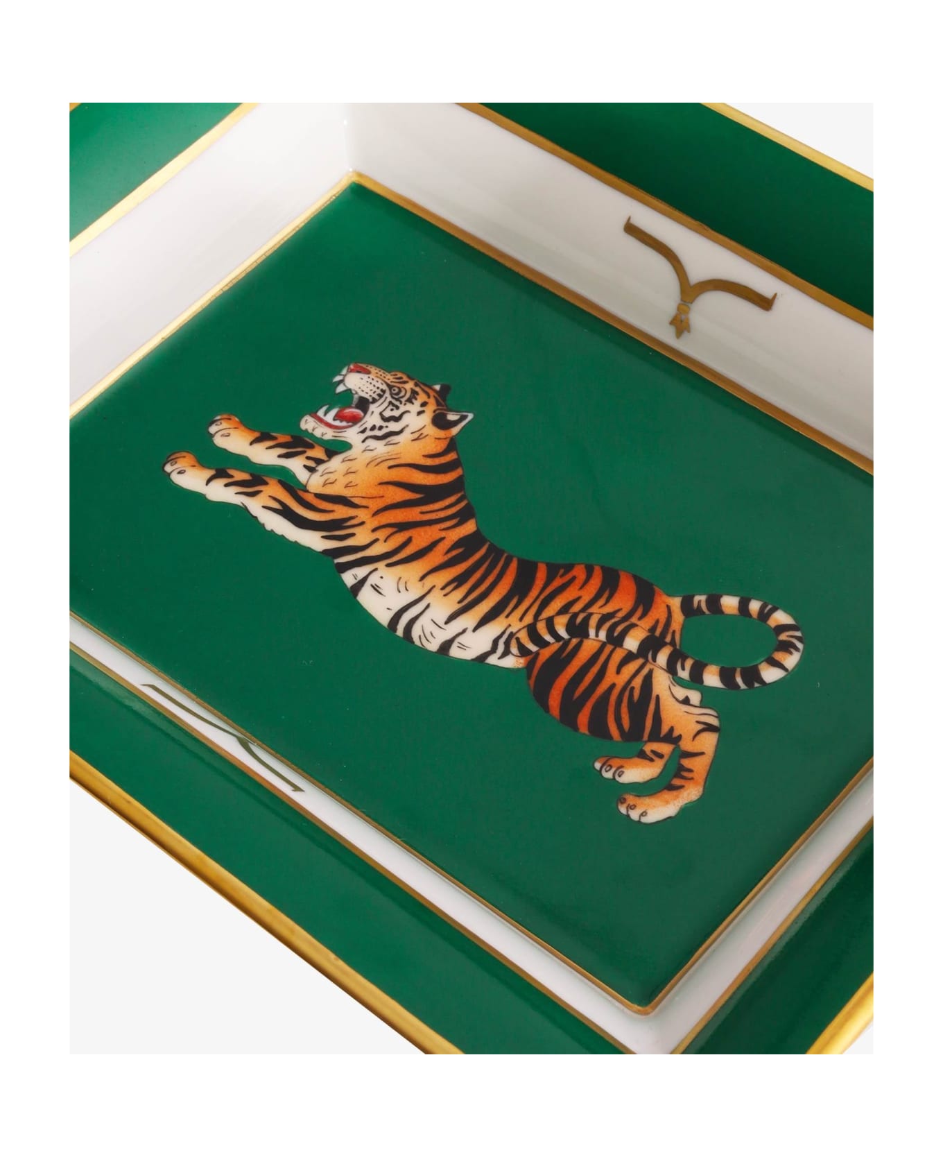 Larusmiani Pocket Emptier "tigre"  - Green インテリア雑貨