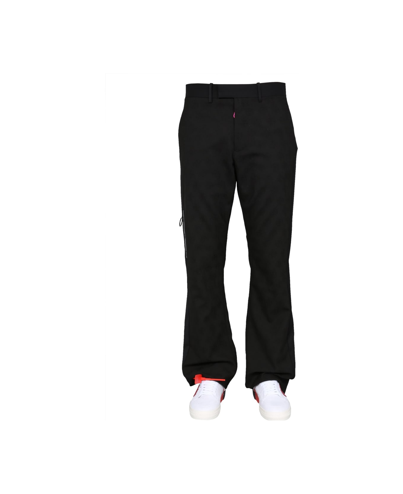 Off-White "low Fit" Trousers - BLACK ボトムス