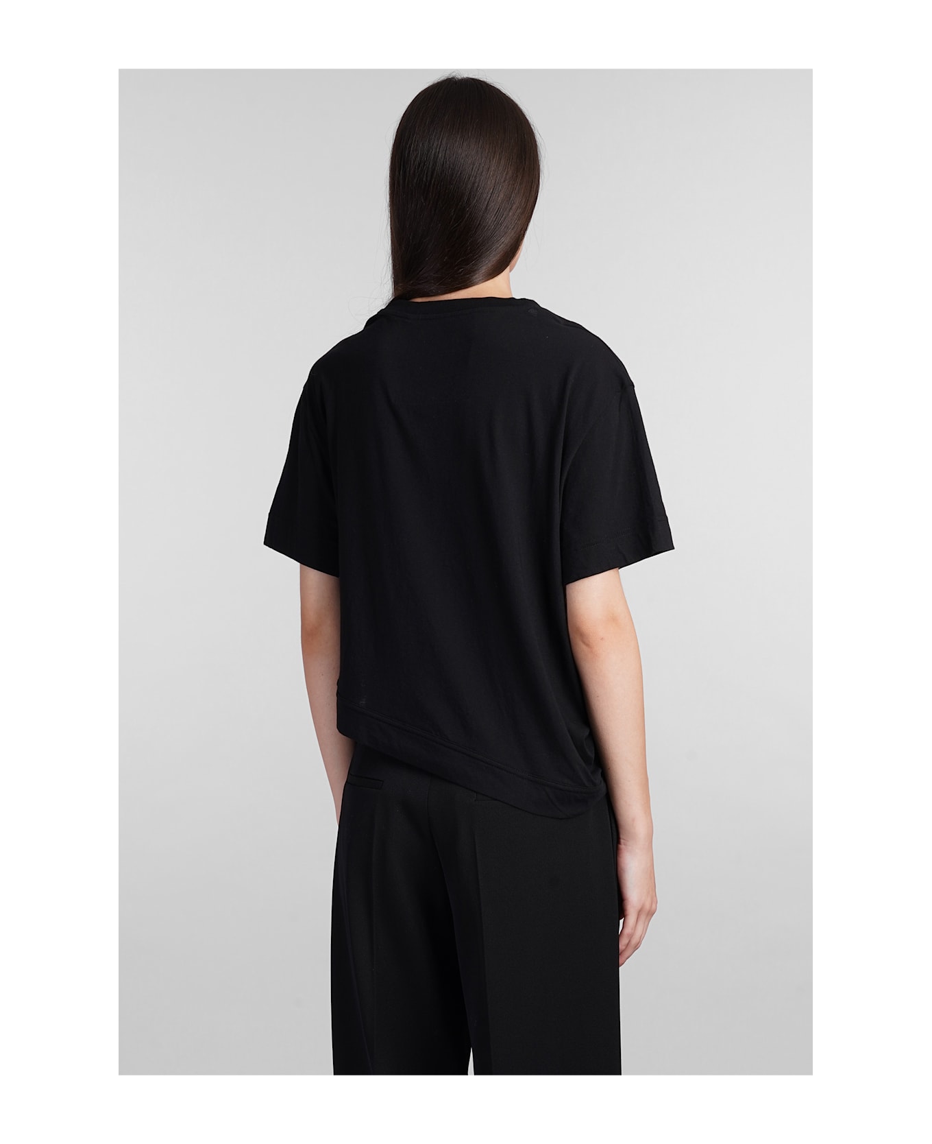 Givenchy Top With Logo-shaped Appliqué - black