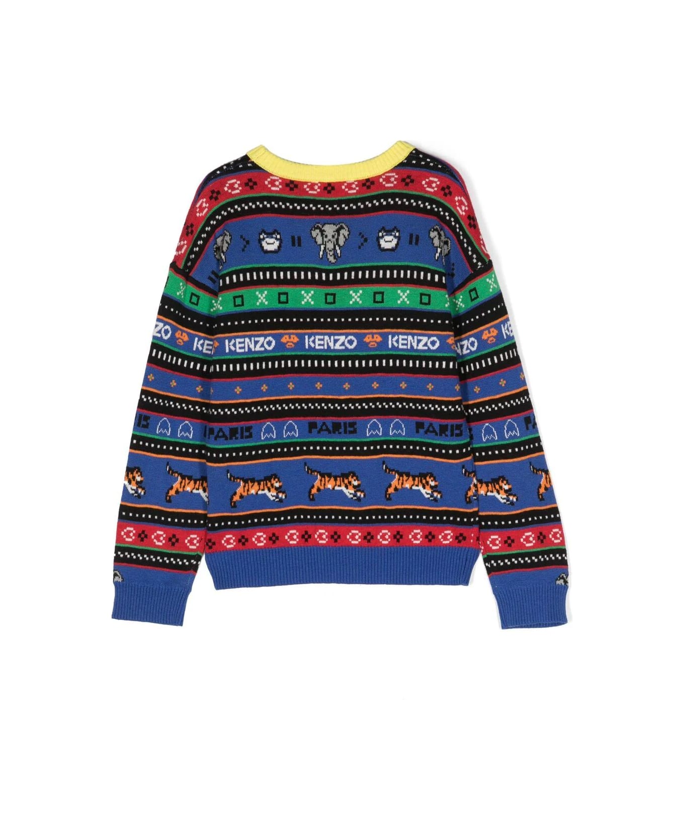 Kenzo Kids Jungle Game Pullover - Blue