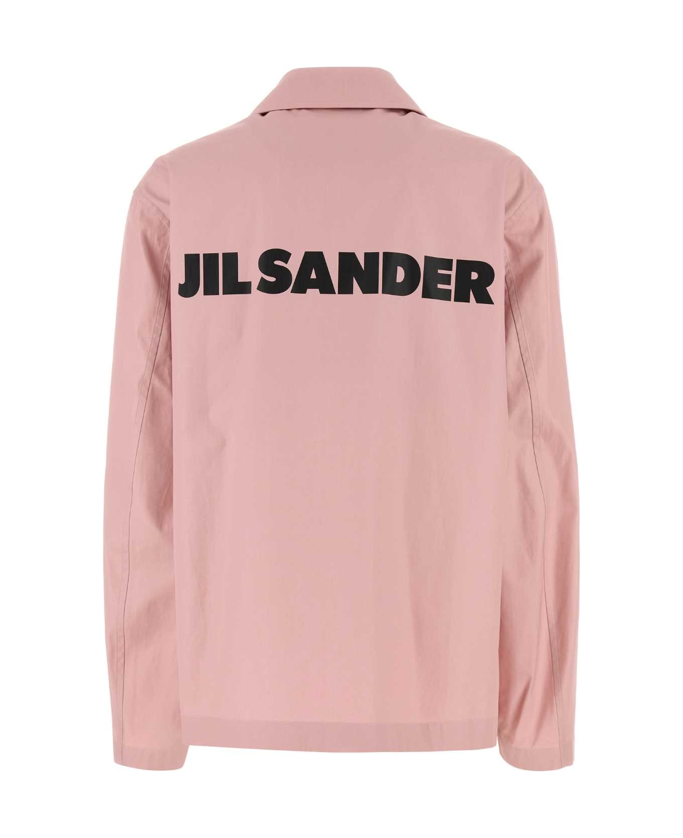 Jil Sander Pink Taffeta Jacket - NEON ROSE