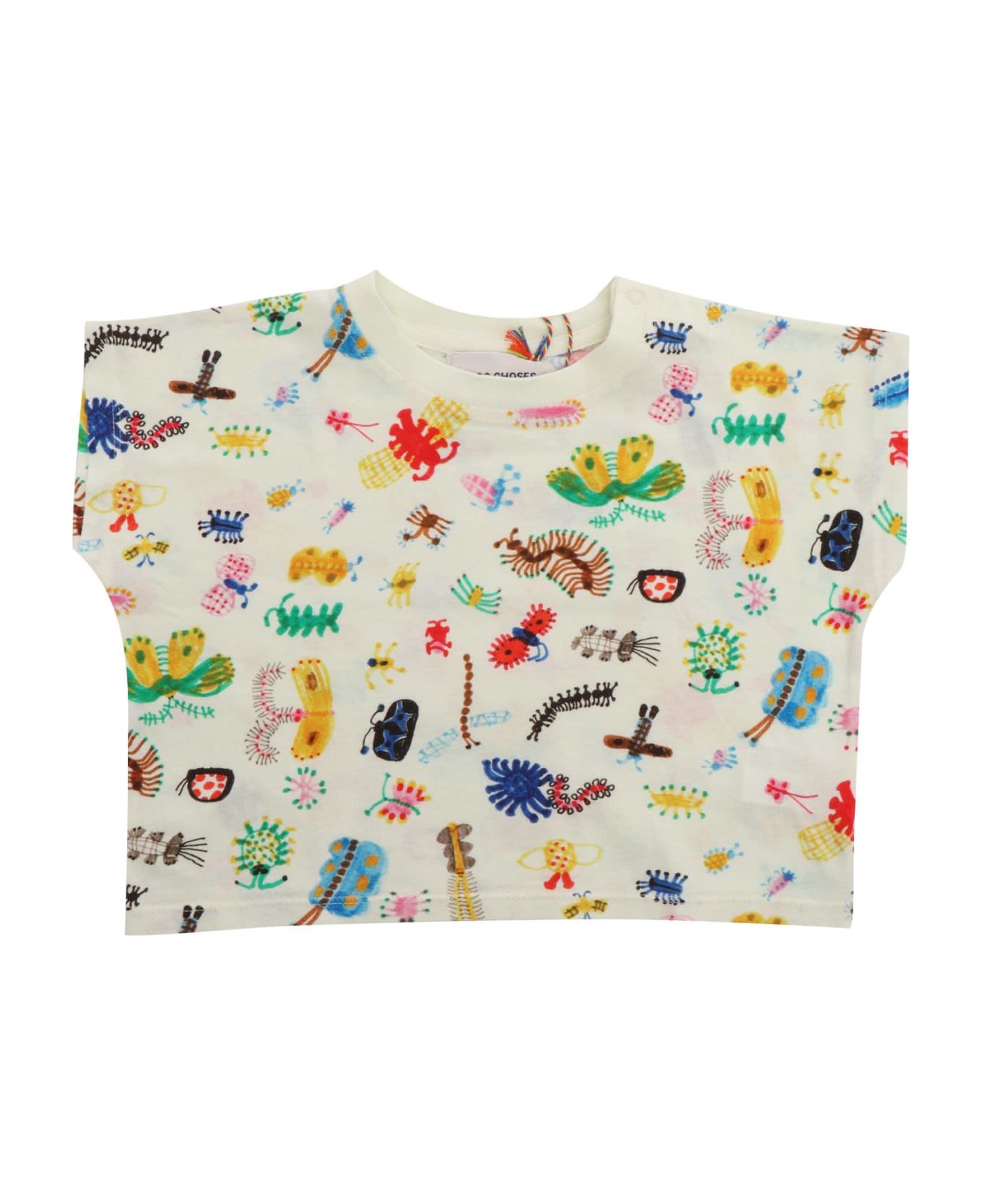 Bobo Choses T-shirt With Colorful Prints - WHITE