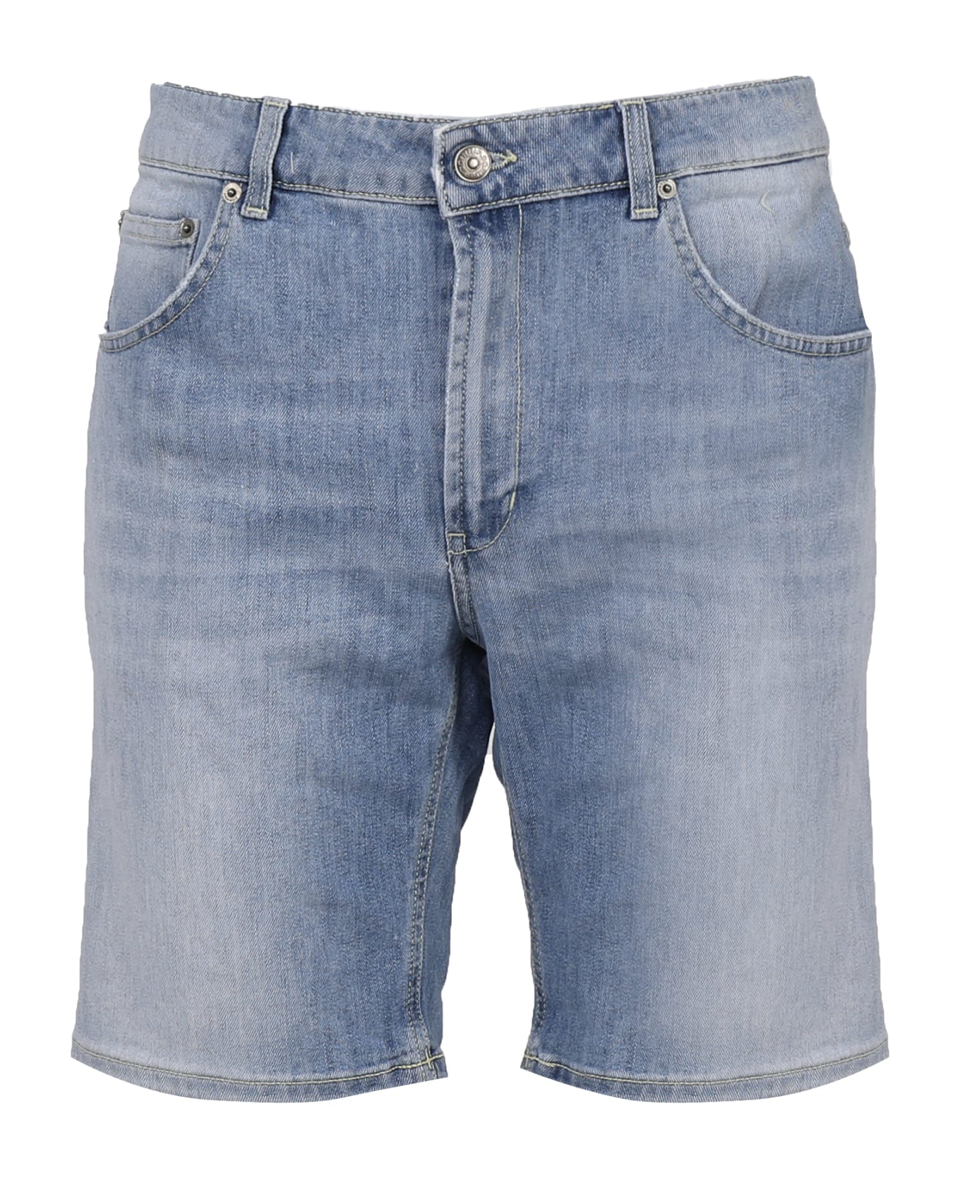Dondup Shorts In Cotton - Light blue