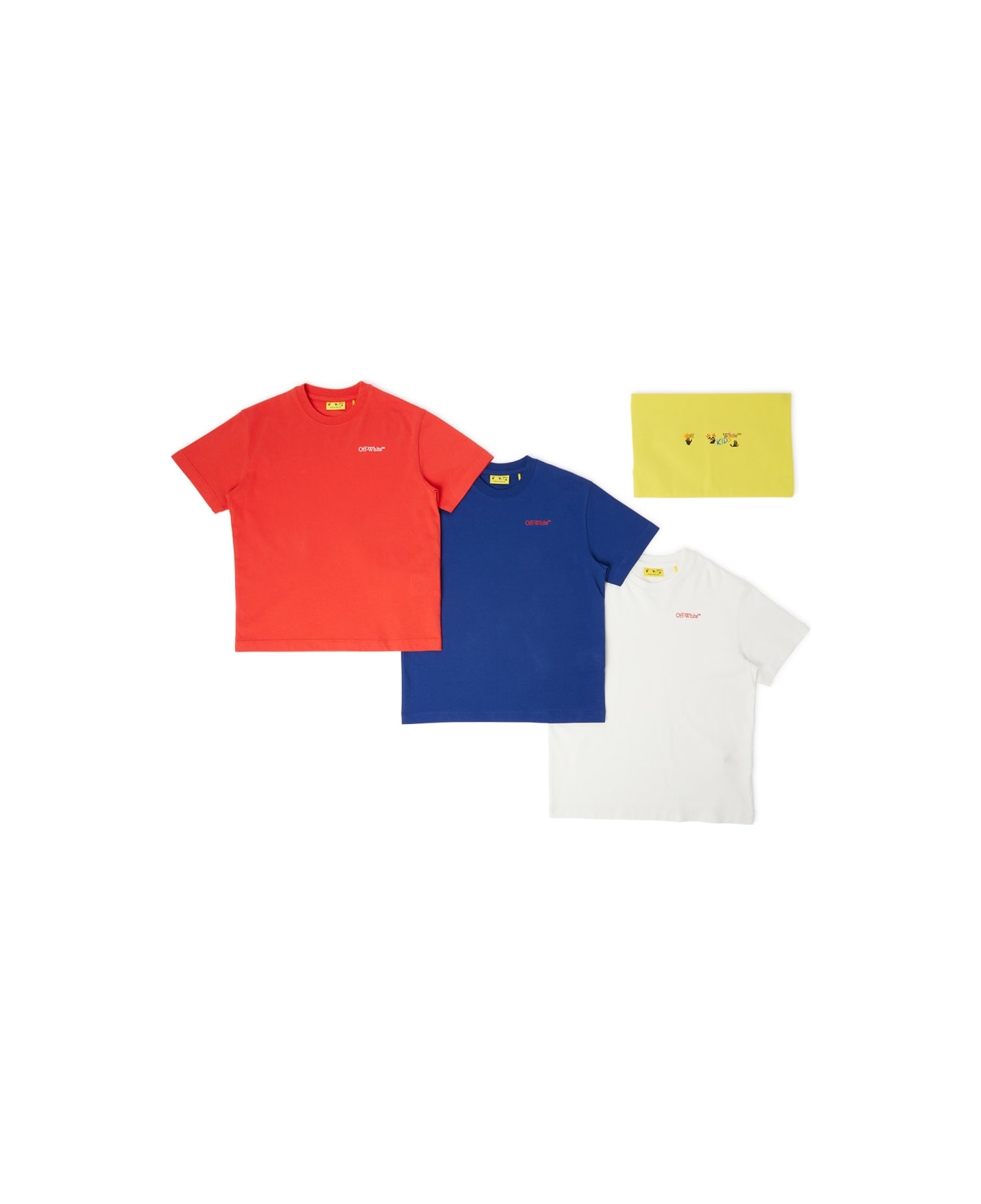 Off-White Pack 3 T-shirts With Logo - MULTICOLOUR