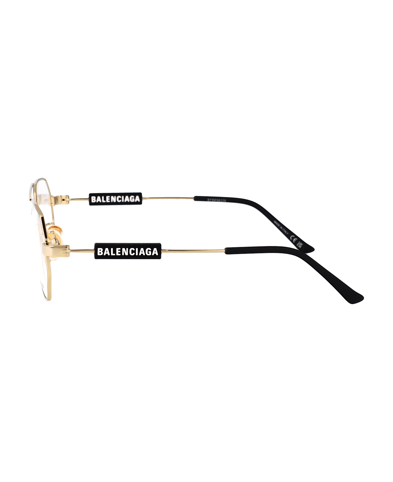 Balenciaga Eyewear Bb0117o Glasses - 003 GOLD GOLD TRANSPARENT