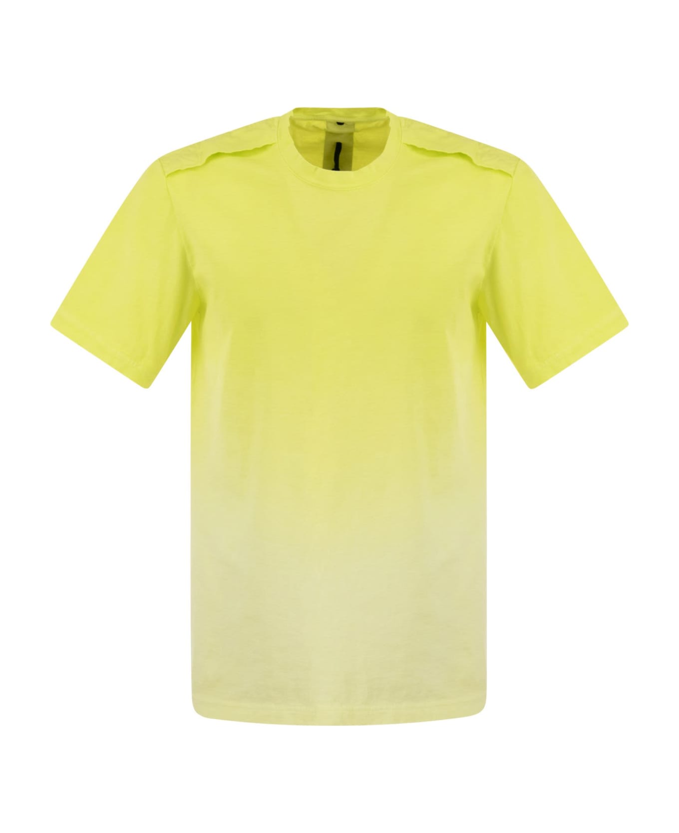 Premiata Cotton T-shirt With Logo - Fluo Yellow