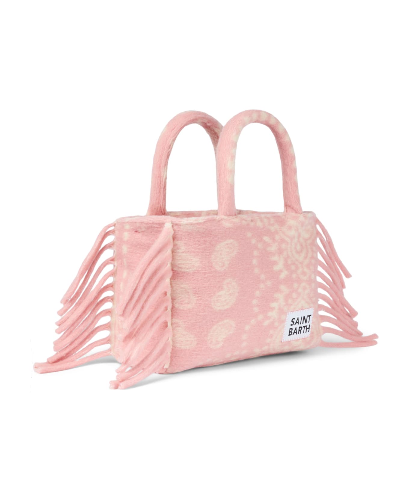 MC2 Saint Barth Colette Blanket Handbag With Bandanna Print - PINK