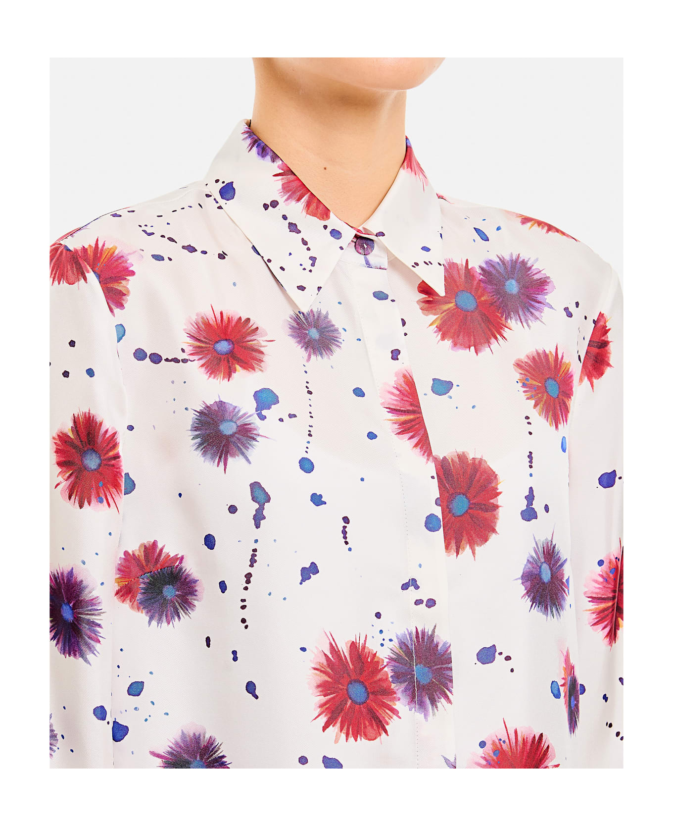 Gabriela Hearst Henri Blouse - White