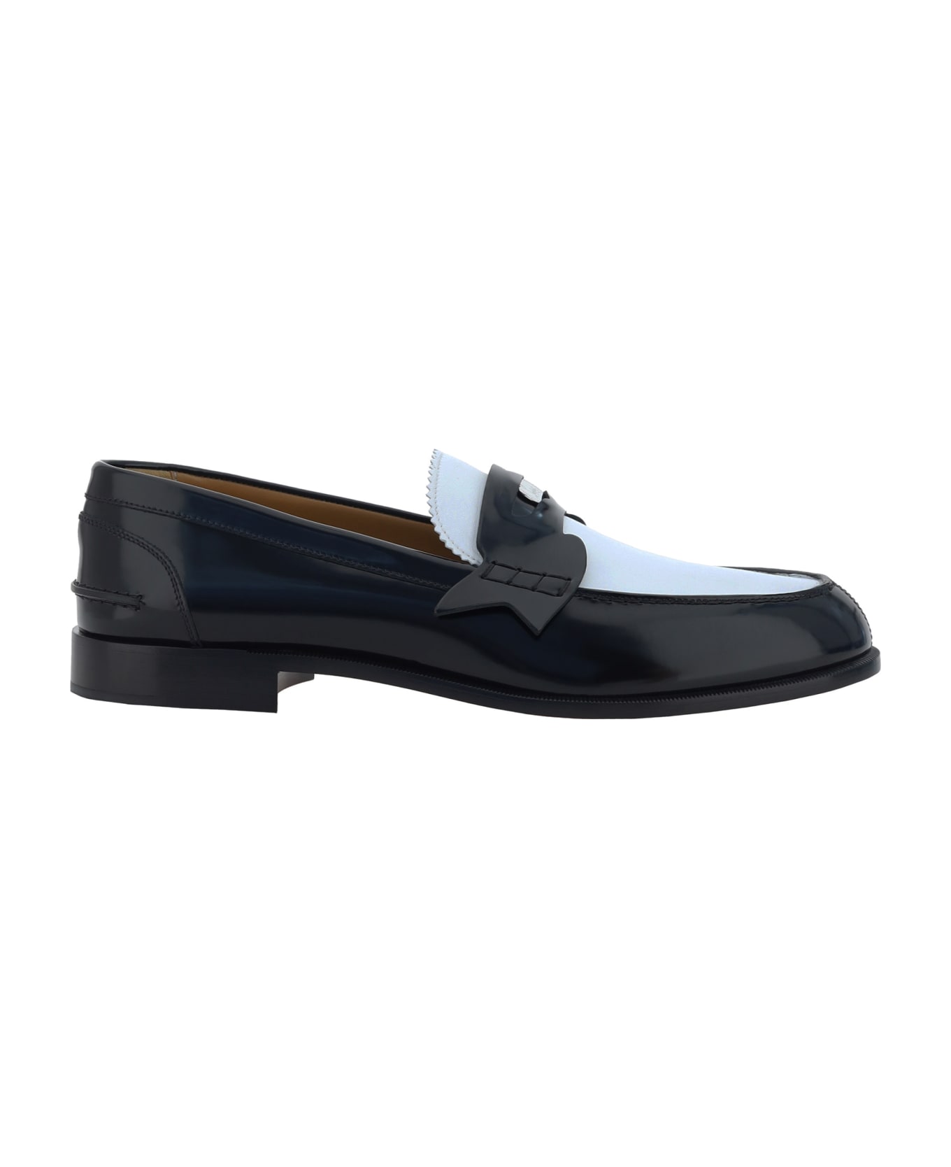 Christian Louboutin Penny Loafers - Black/white